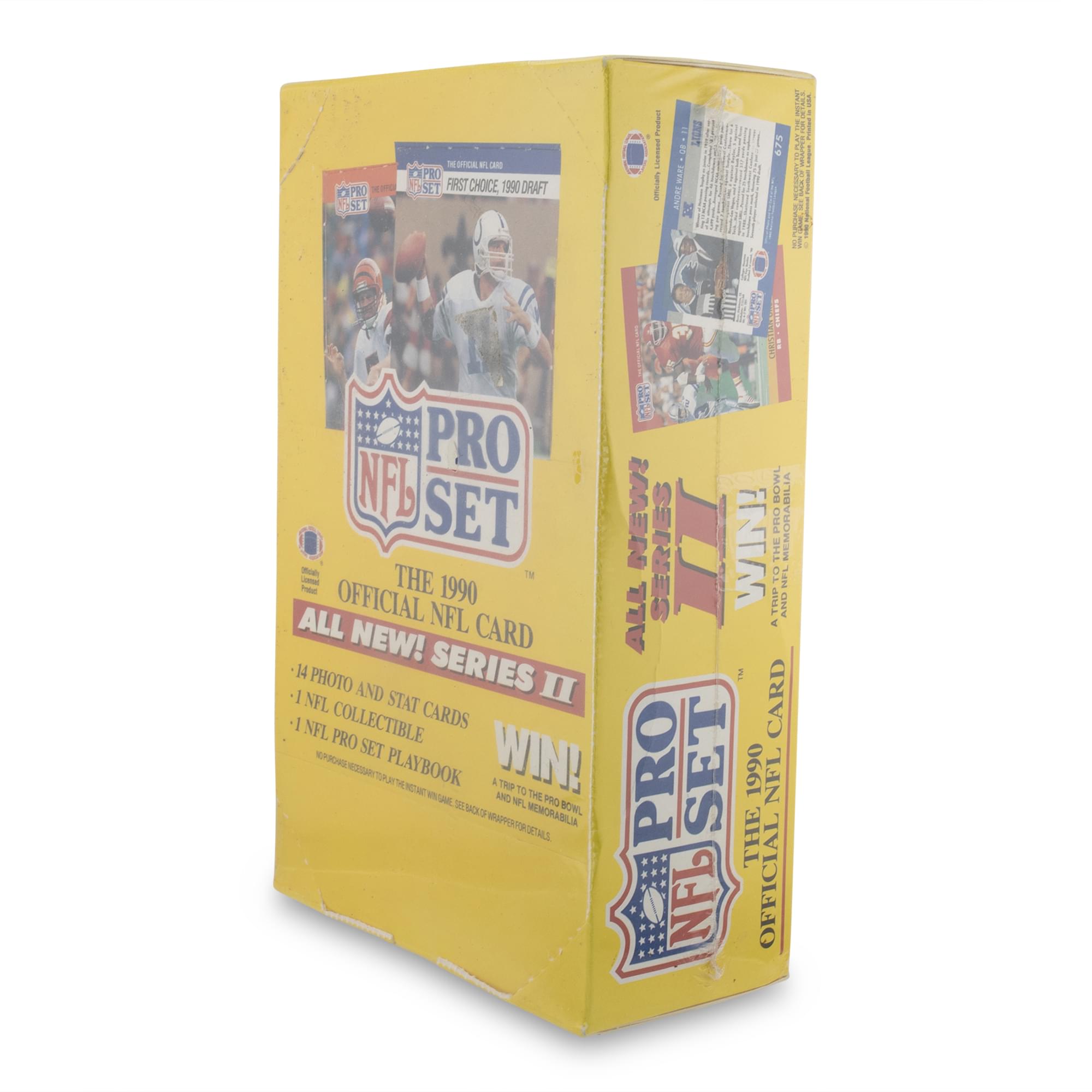 NFL 1990 Pro Set Series 2 Sealed Box | 36 Packs