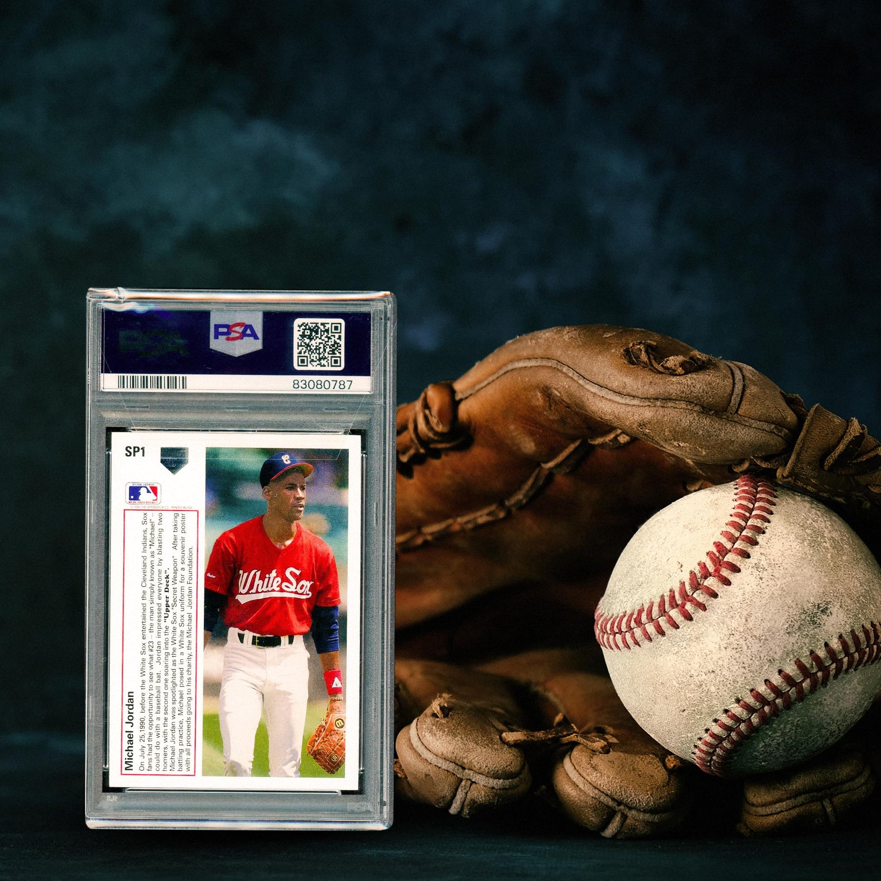 MLB Michael Jordan 1991 Upper Deck #SP1 Baseball Rookie Card | PSA 9