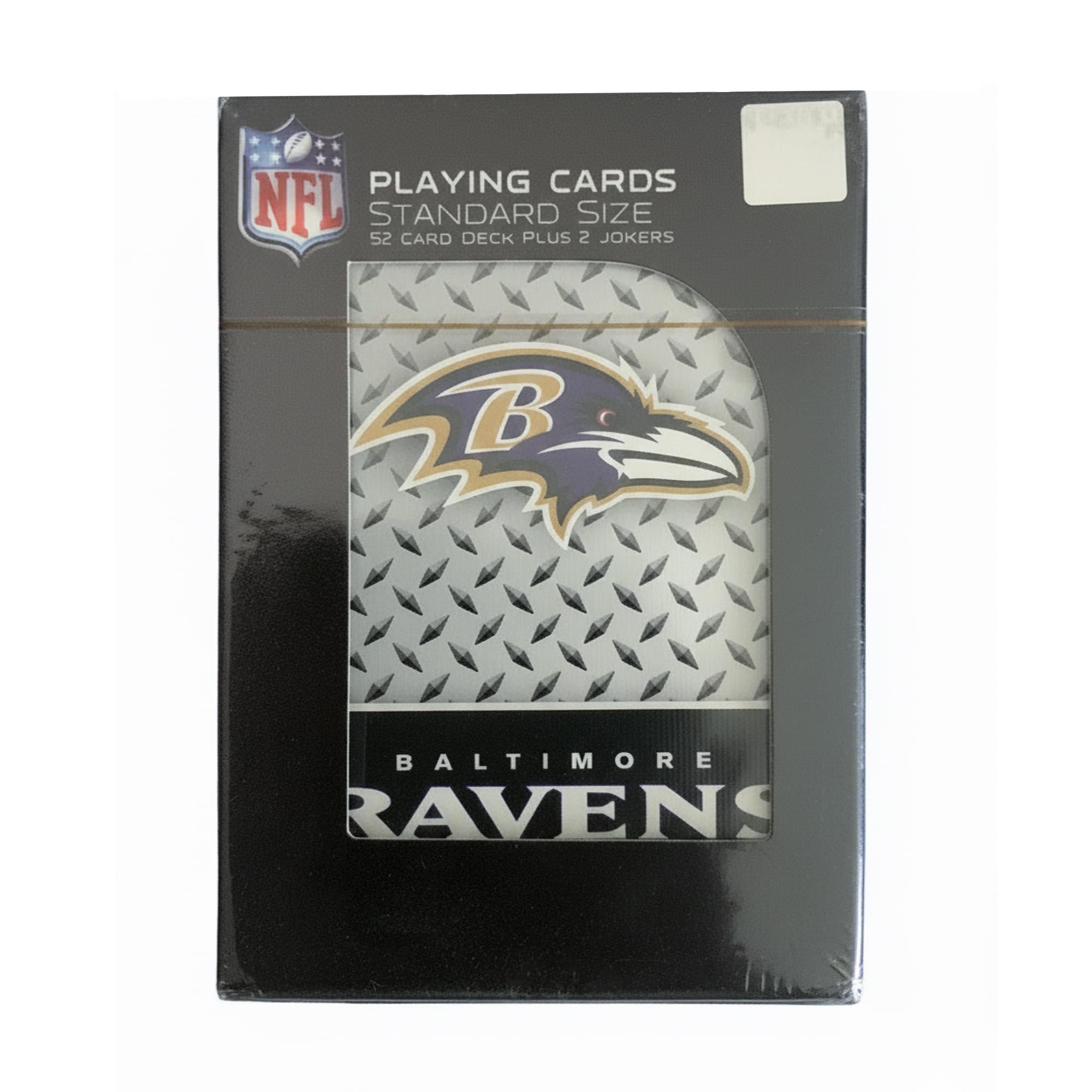 Baltimore Ravens NFL Diamond Plate Playing Cards