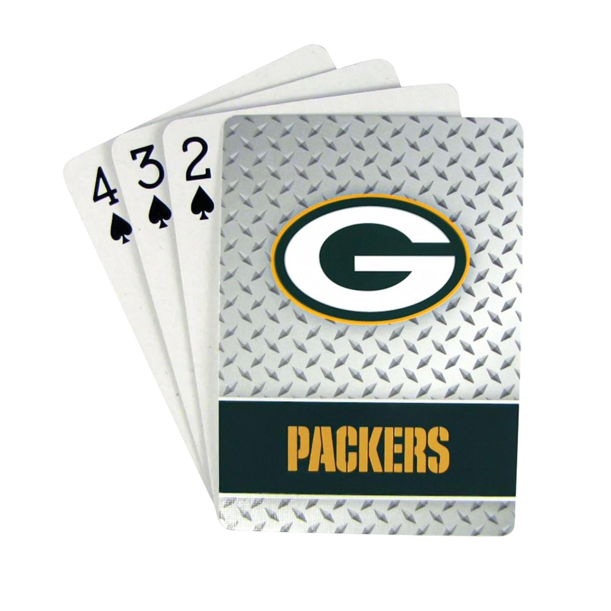Green Bay Packers NFL Diamond Plate Playing Cards