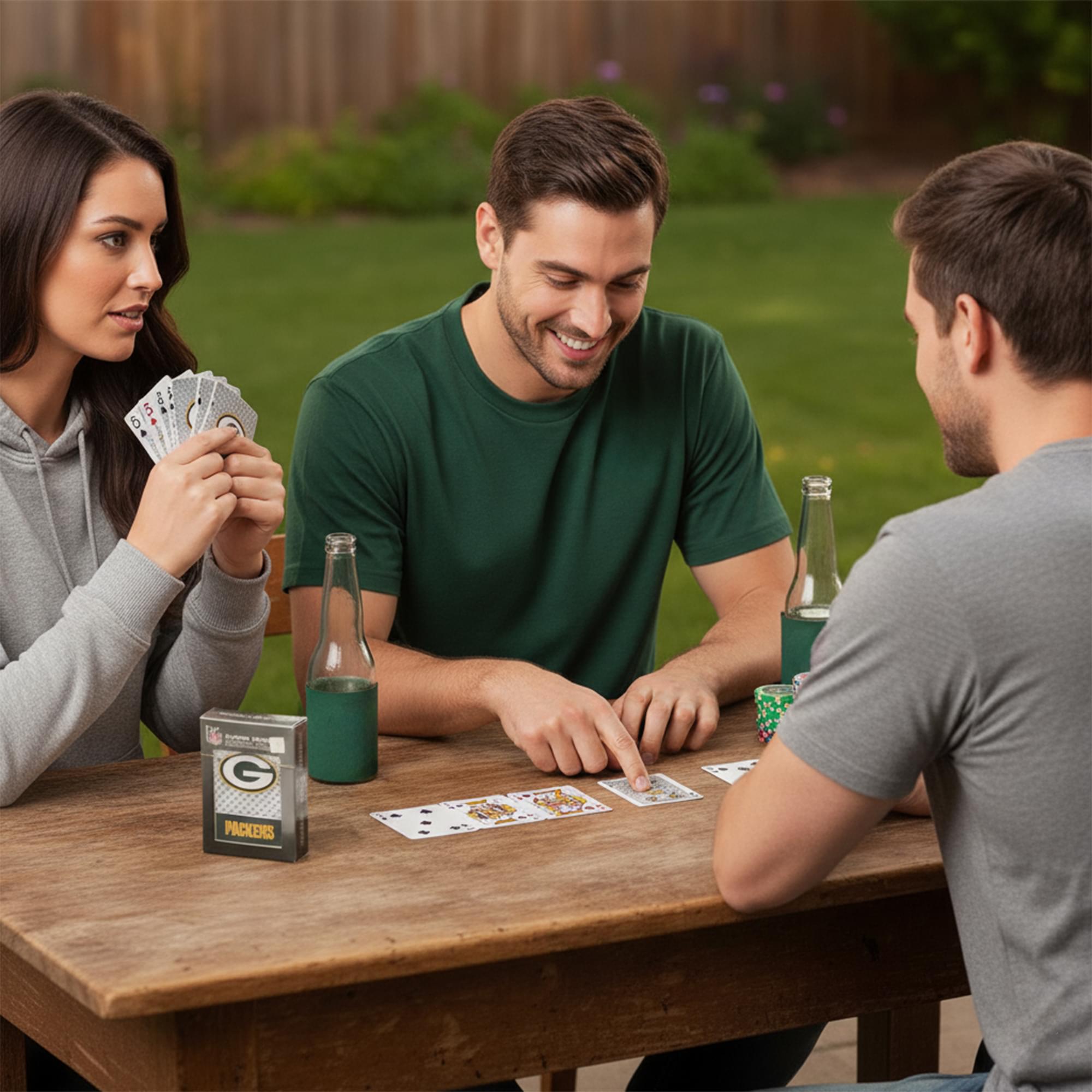 Green Bay Packers NFL Diamond Plate Playing Cards