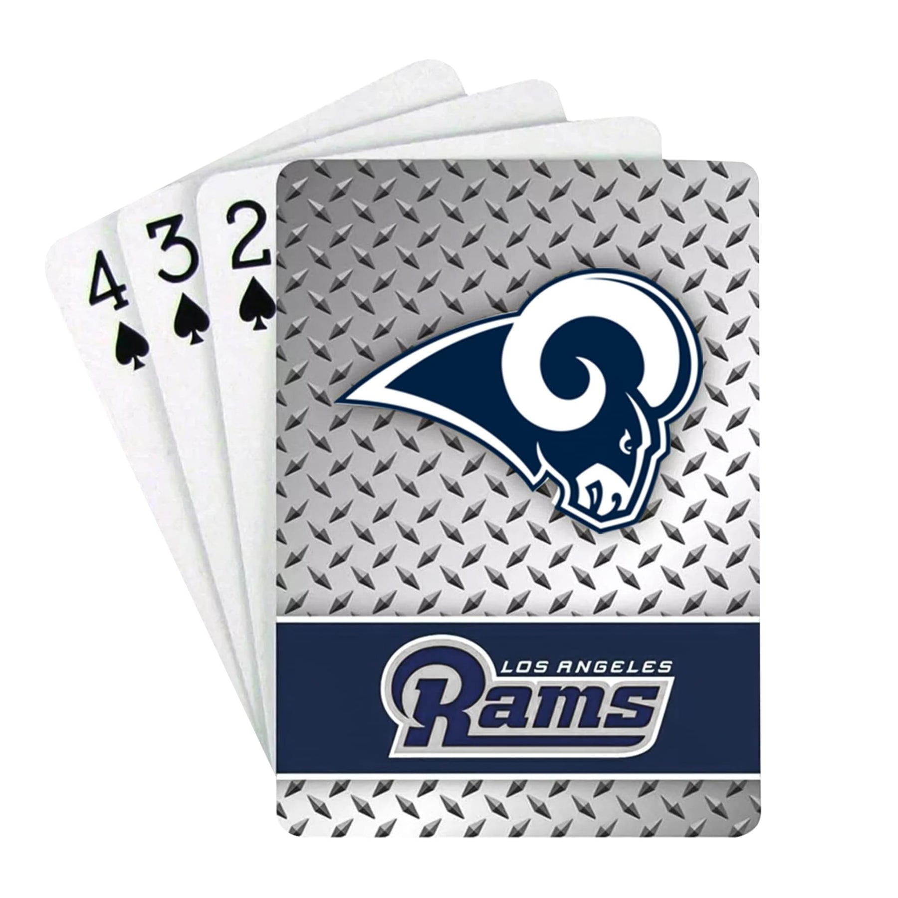 Los Angeles Rams (Old Logo) NFL Diamond Plate Playing Cards