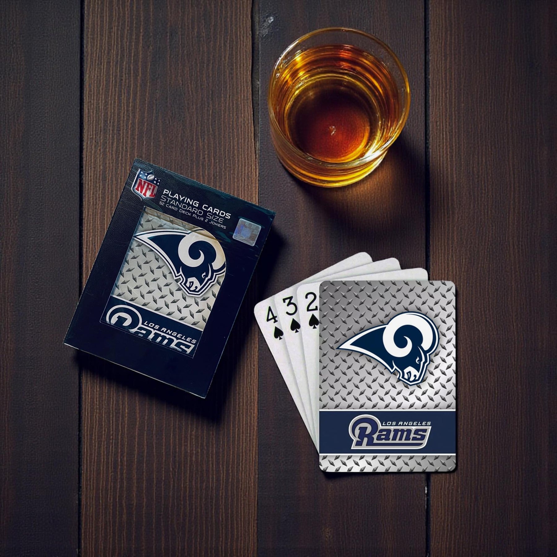Los Angeles Rams (Old Logo) NFL Diamond Plate Playing Cards