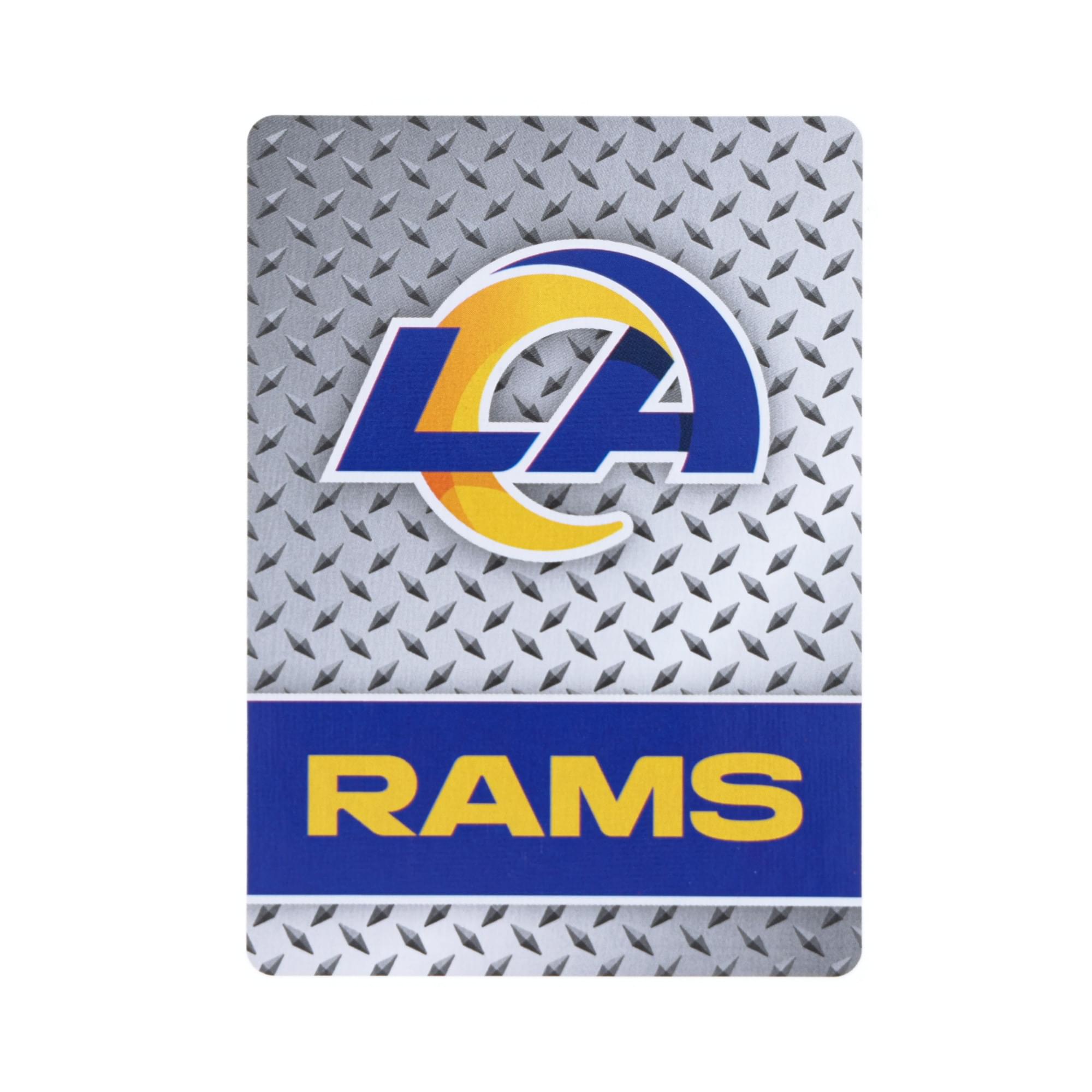 Los Angeles Rams NFL Diamond Plate Playing Cards