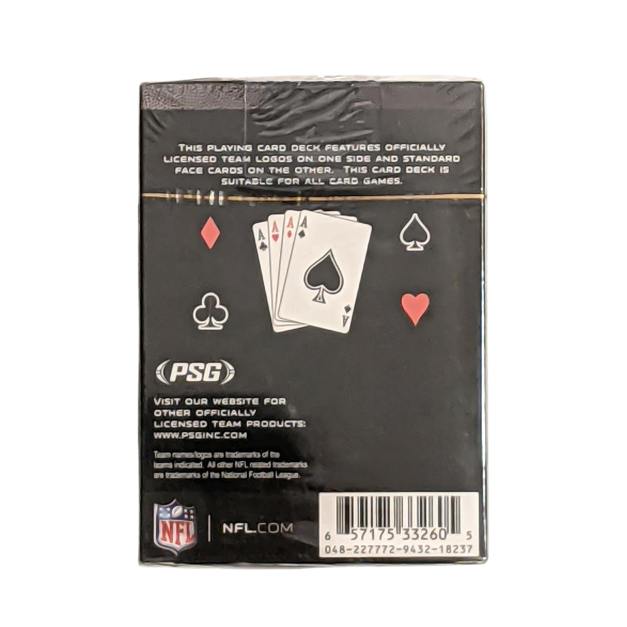 Las Vegas Raiders NFL Diamond Plate Playing Cards