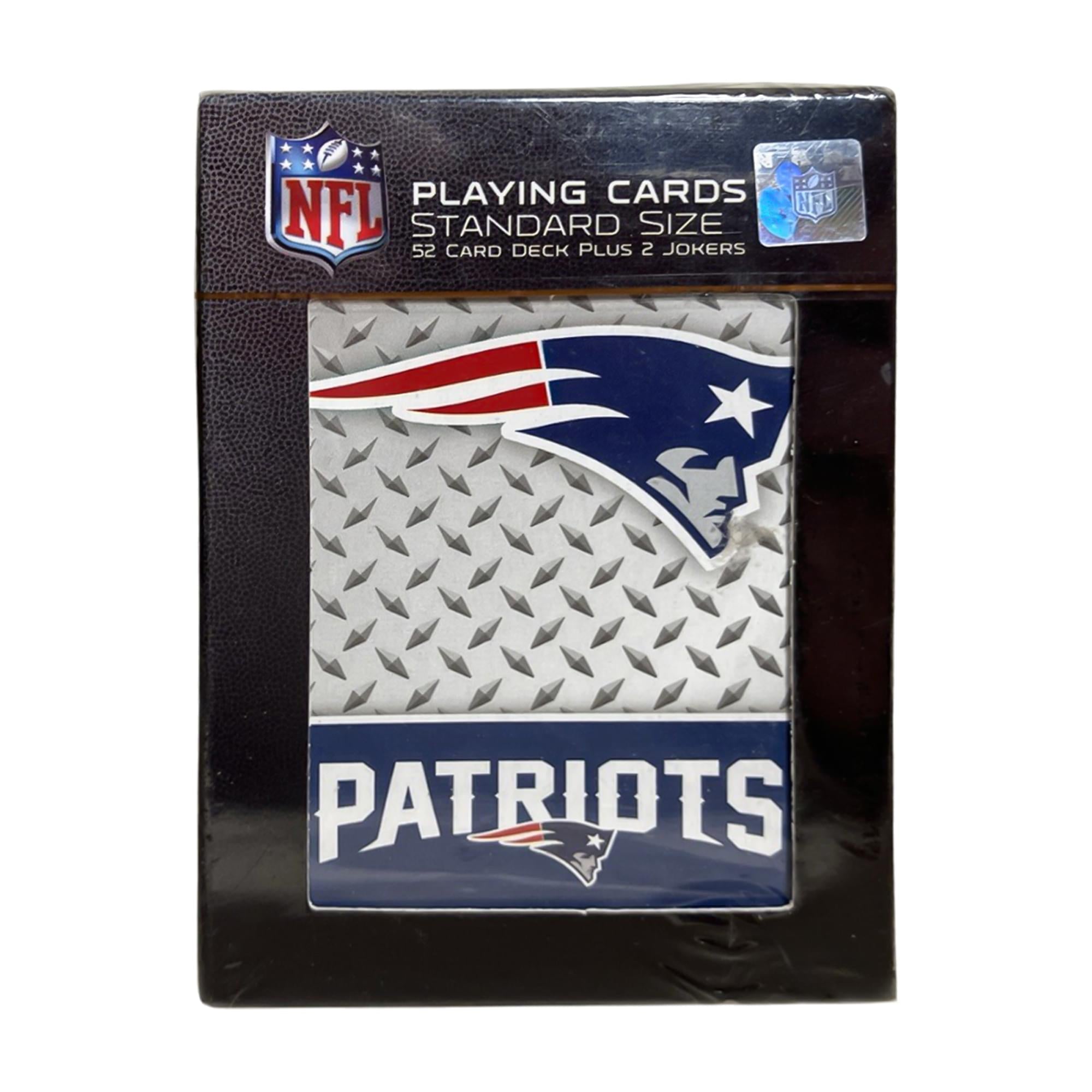 New England Patriots NFL Diamond Plate Playing Cards