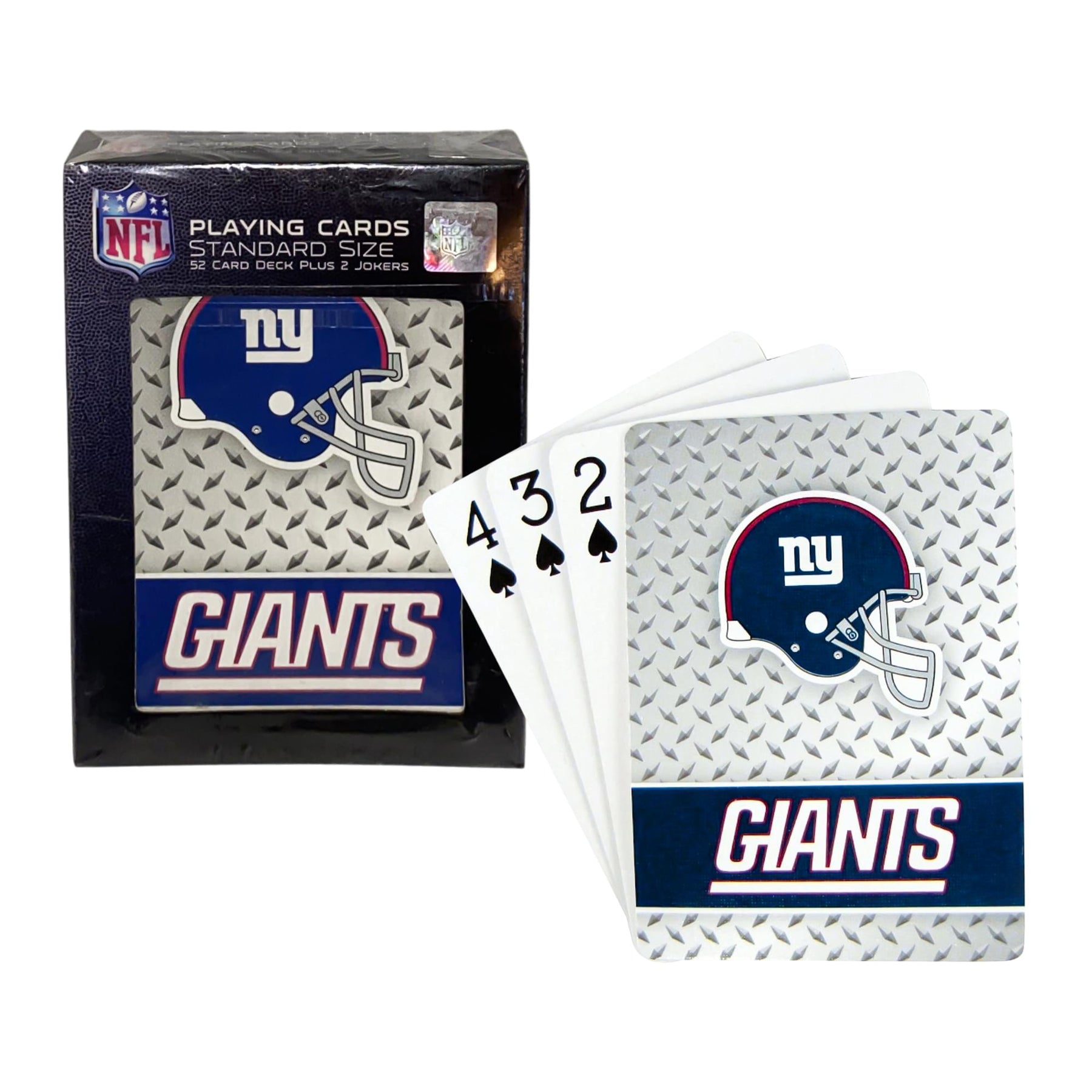 New York Giants NFL Diamond Plate Playing Cards