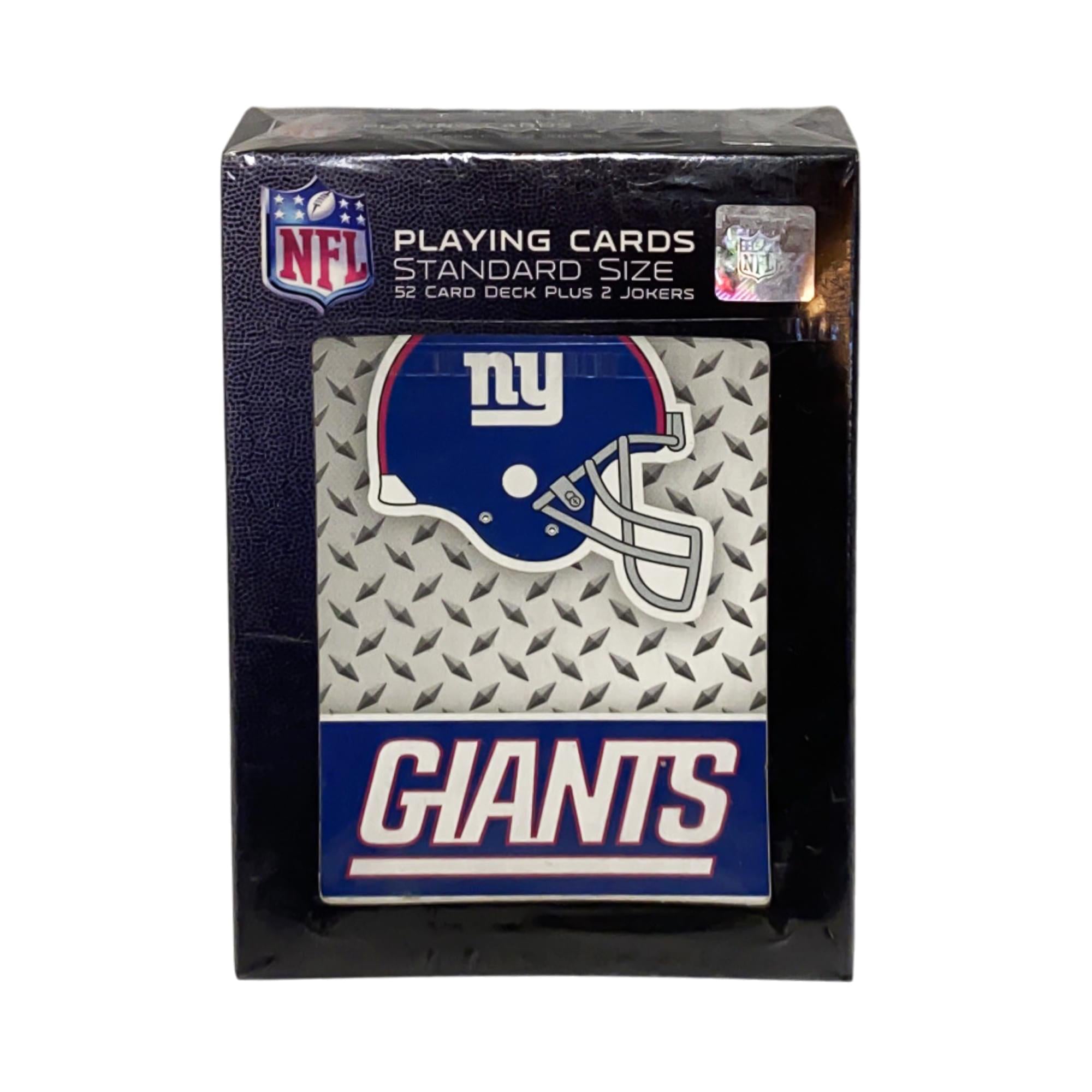 New York Giants NFL Diamond Plate Playing Cards