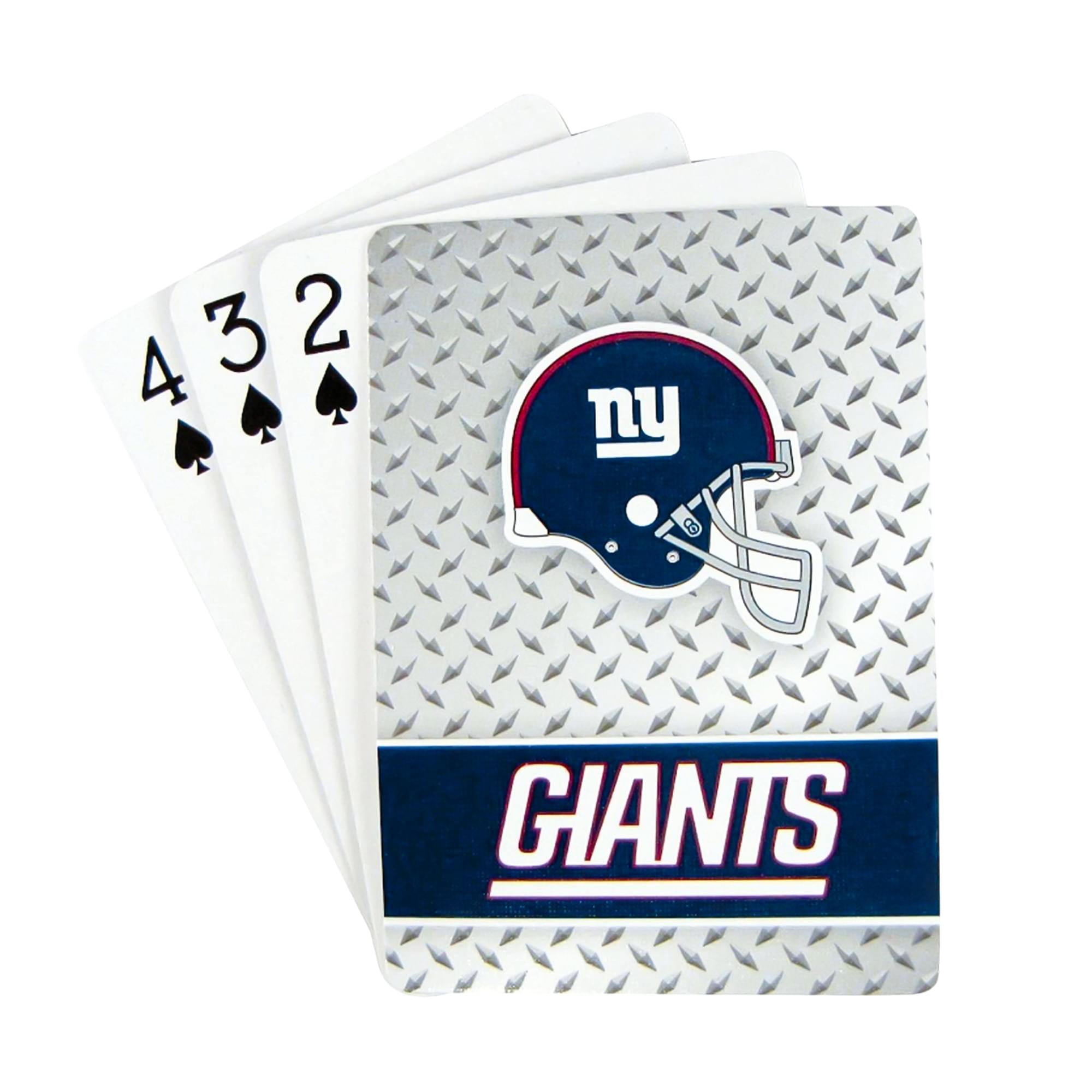 New York Giants NFL Diamond Plate Playing Cards