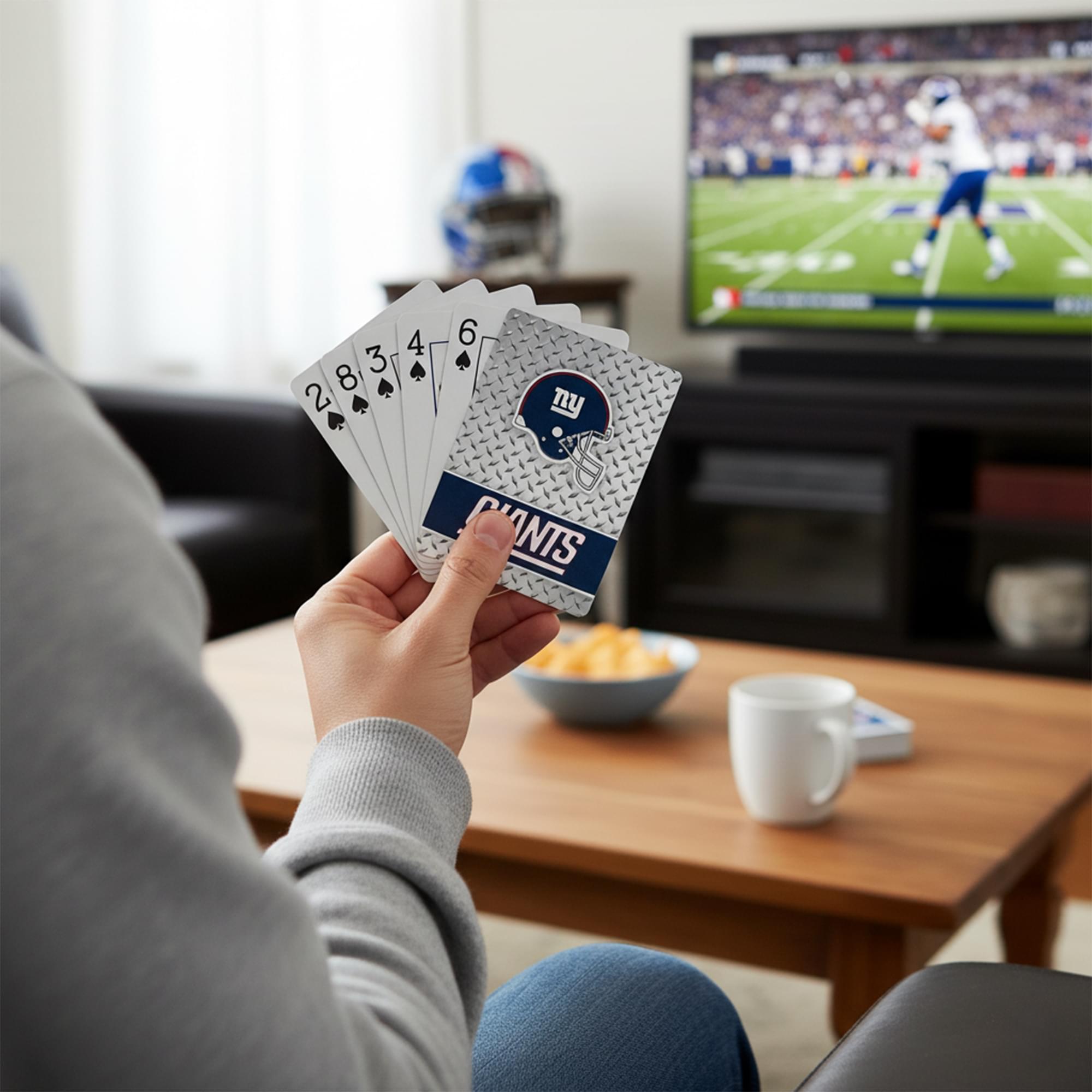 New York Giants NFL Diamond Plate Playing Cards