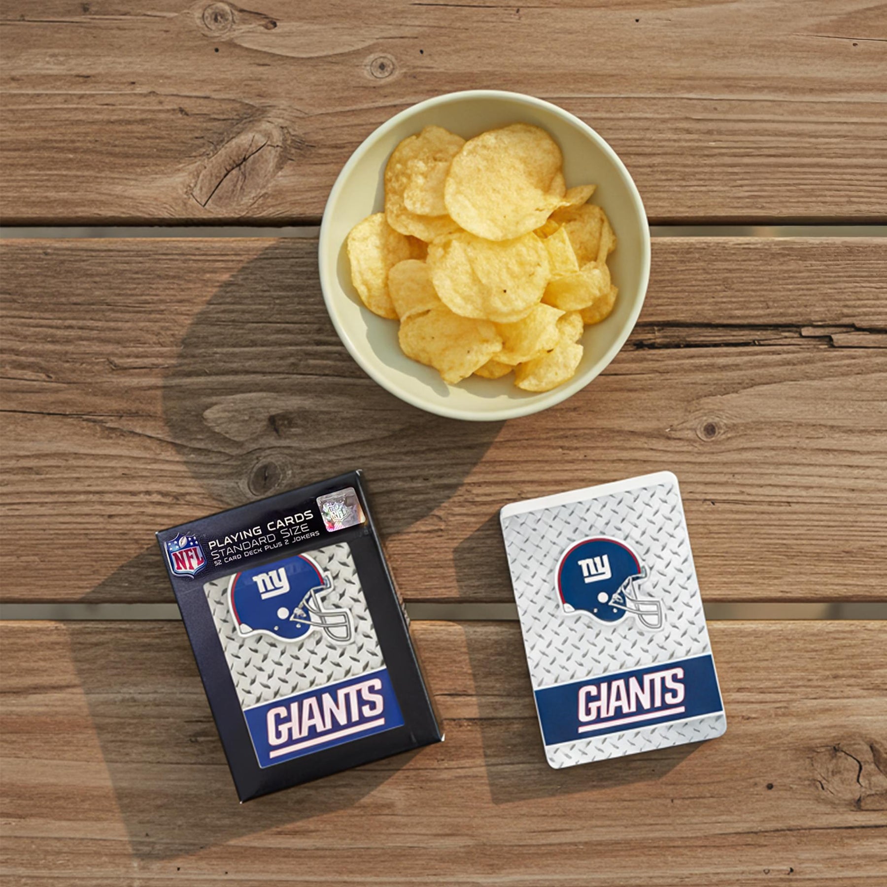 New York Giants NFL Diamond Plate Playing Cards