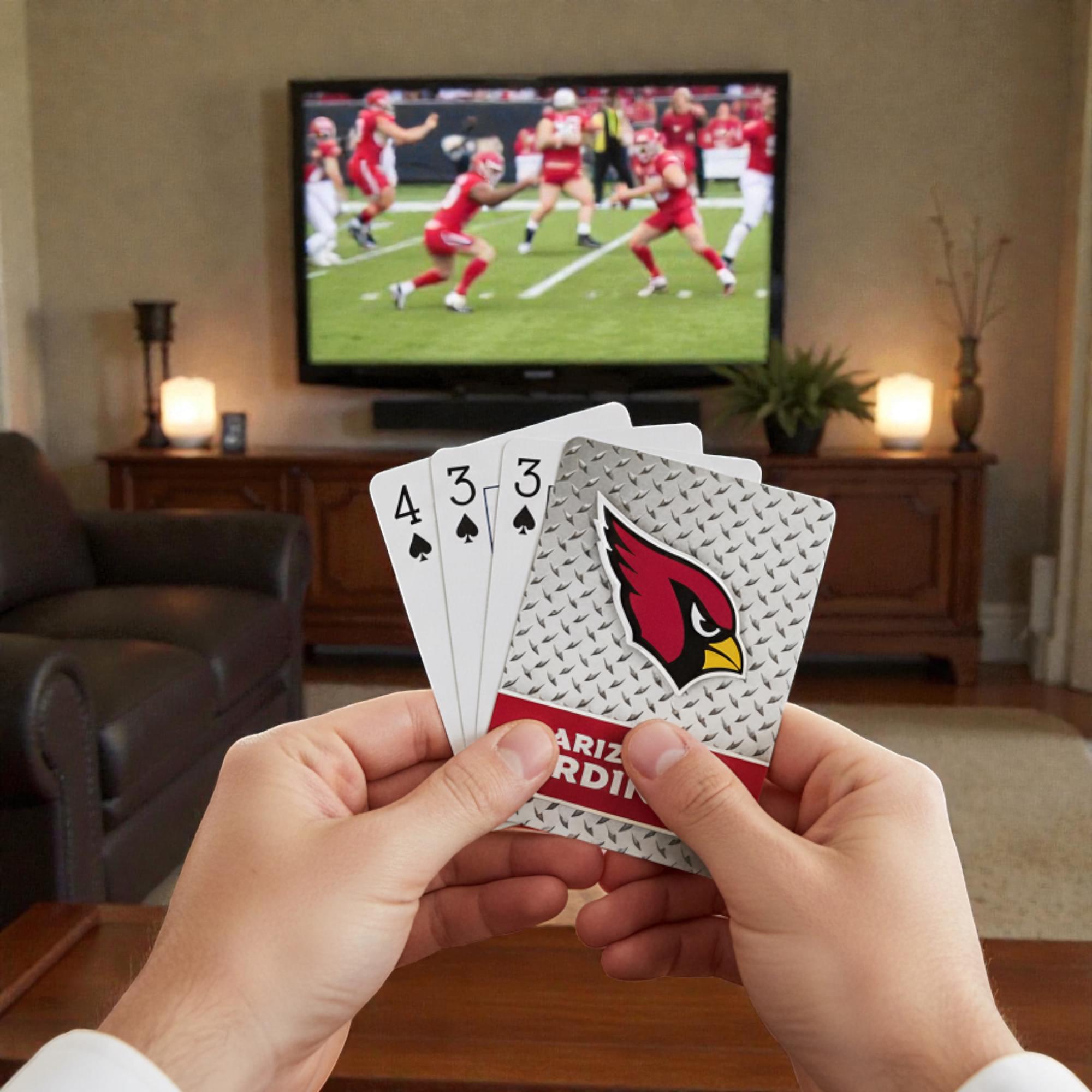 Arizona Cardinals NFL Diamond Plate Playing Cards