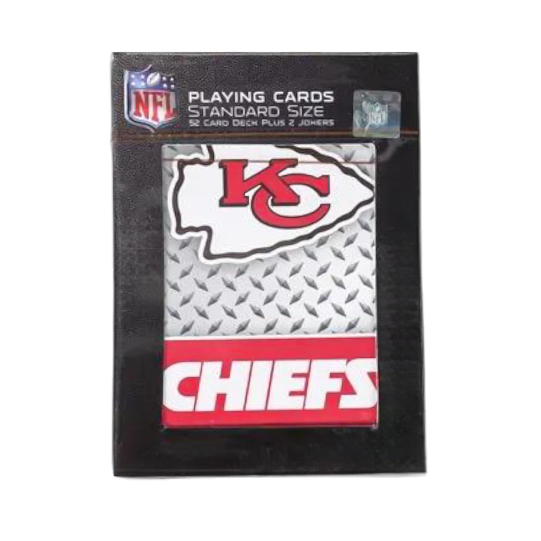 Kansas City Chiefs NFL Diamond Plate Playing Cards