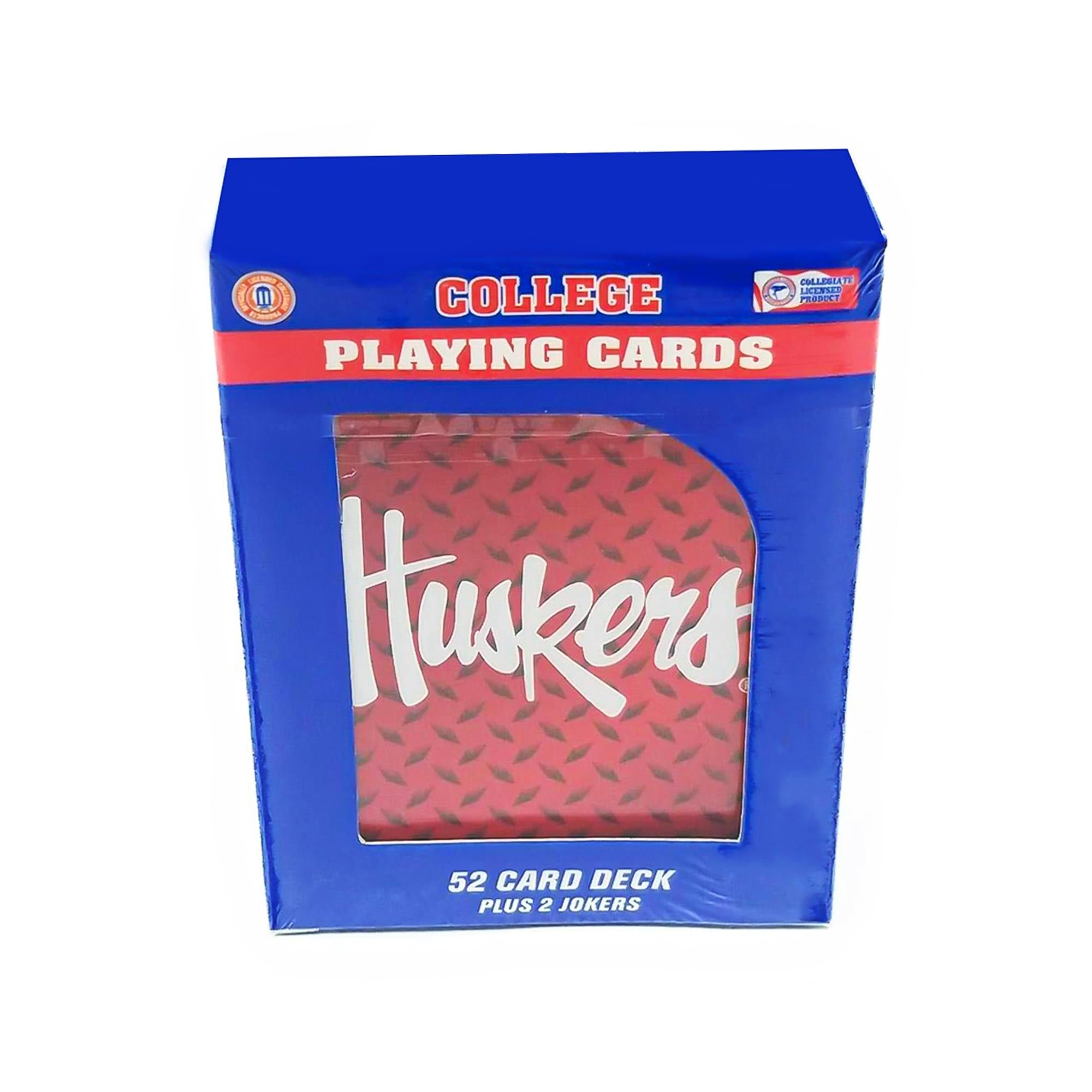 Nebraska Cornhuskers NCAA Diamond Plate Playing Cards
