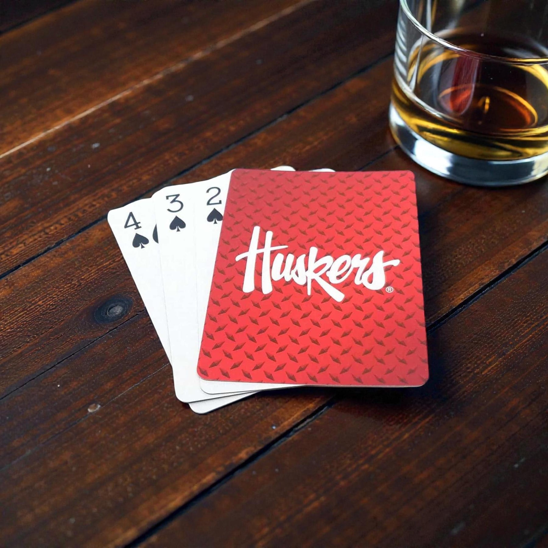 Nebraska Cornhuskers NCAA Diamond Plate Playing Cards