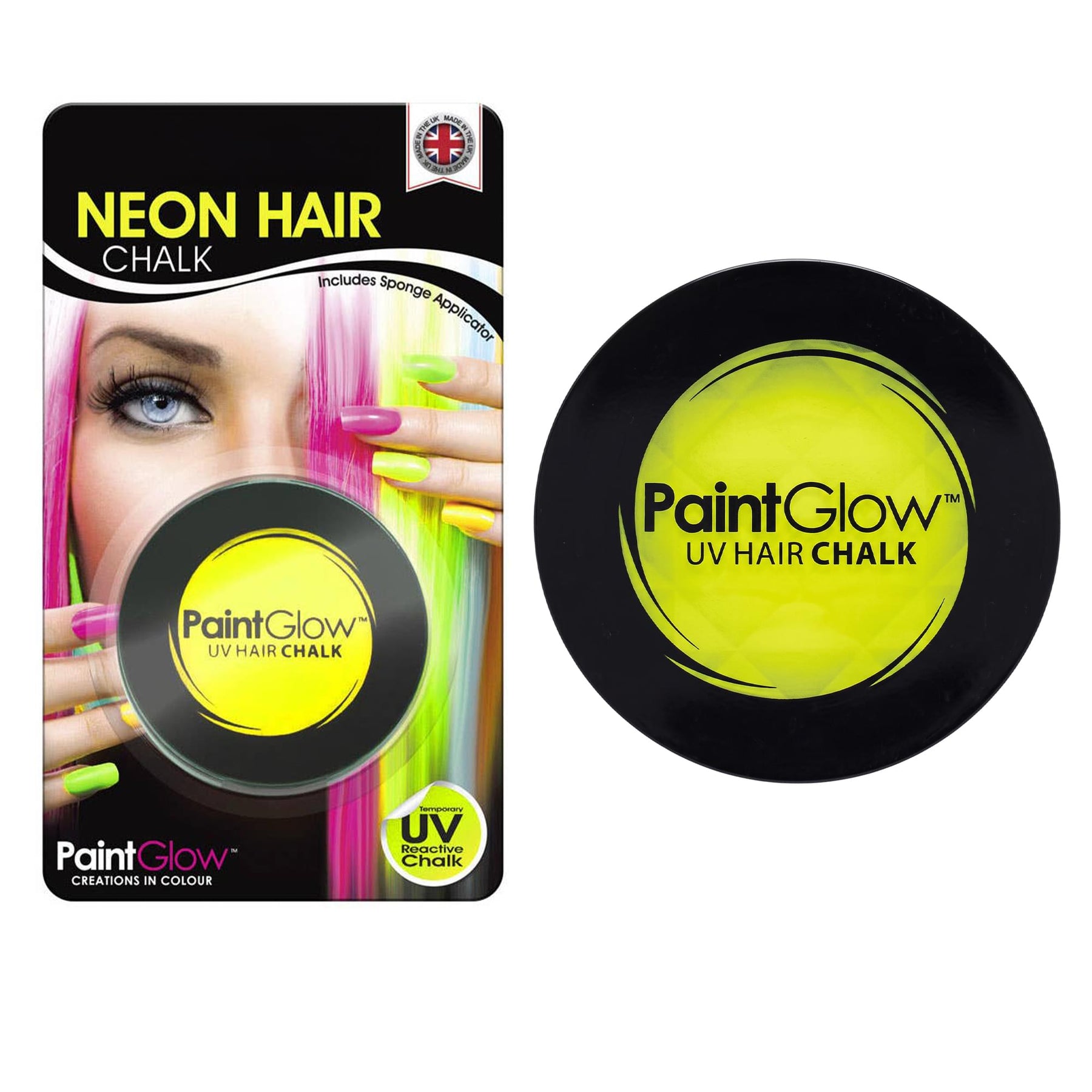 Neon Yellow Hair Chalk