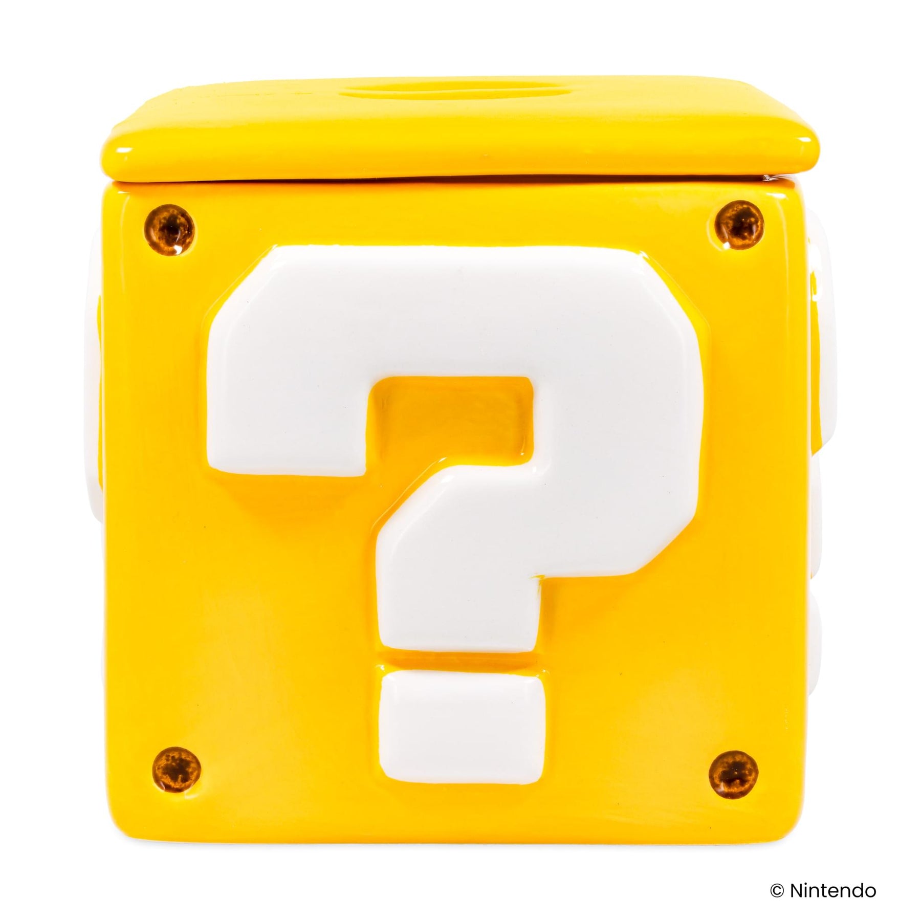 Super Mario Bros. Question Mark Block Ceramic Storage Jar