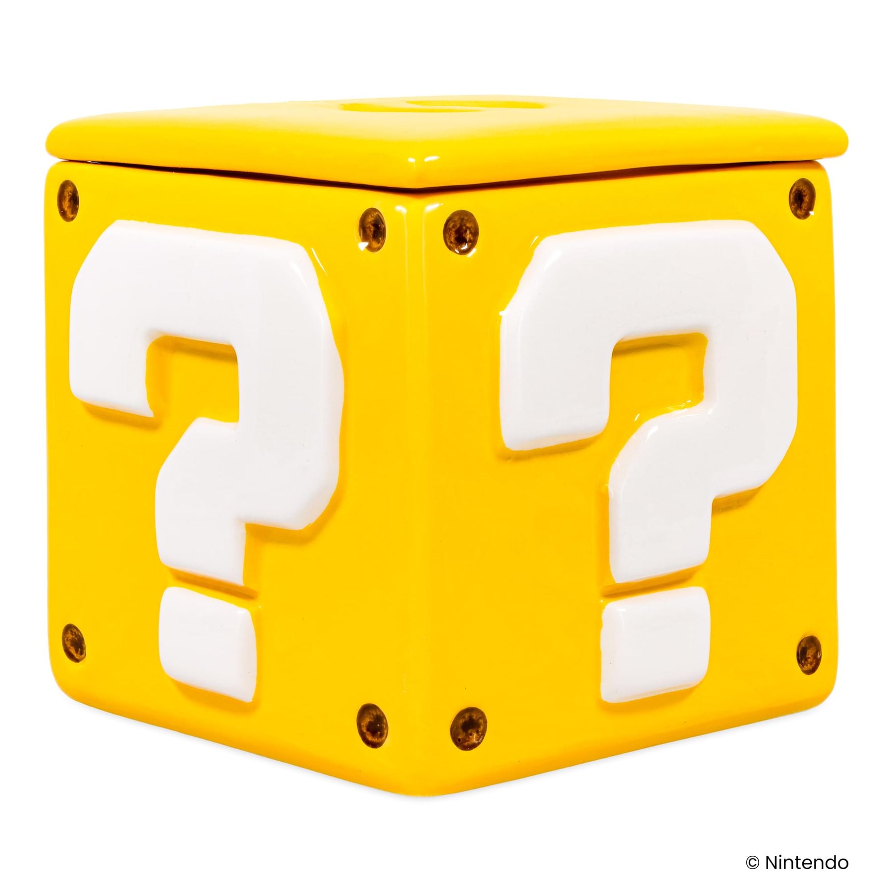 Super Mario Bros. Question Mark Block Ceramic Storage Jar
