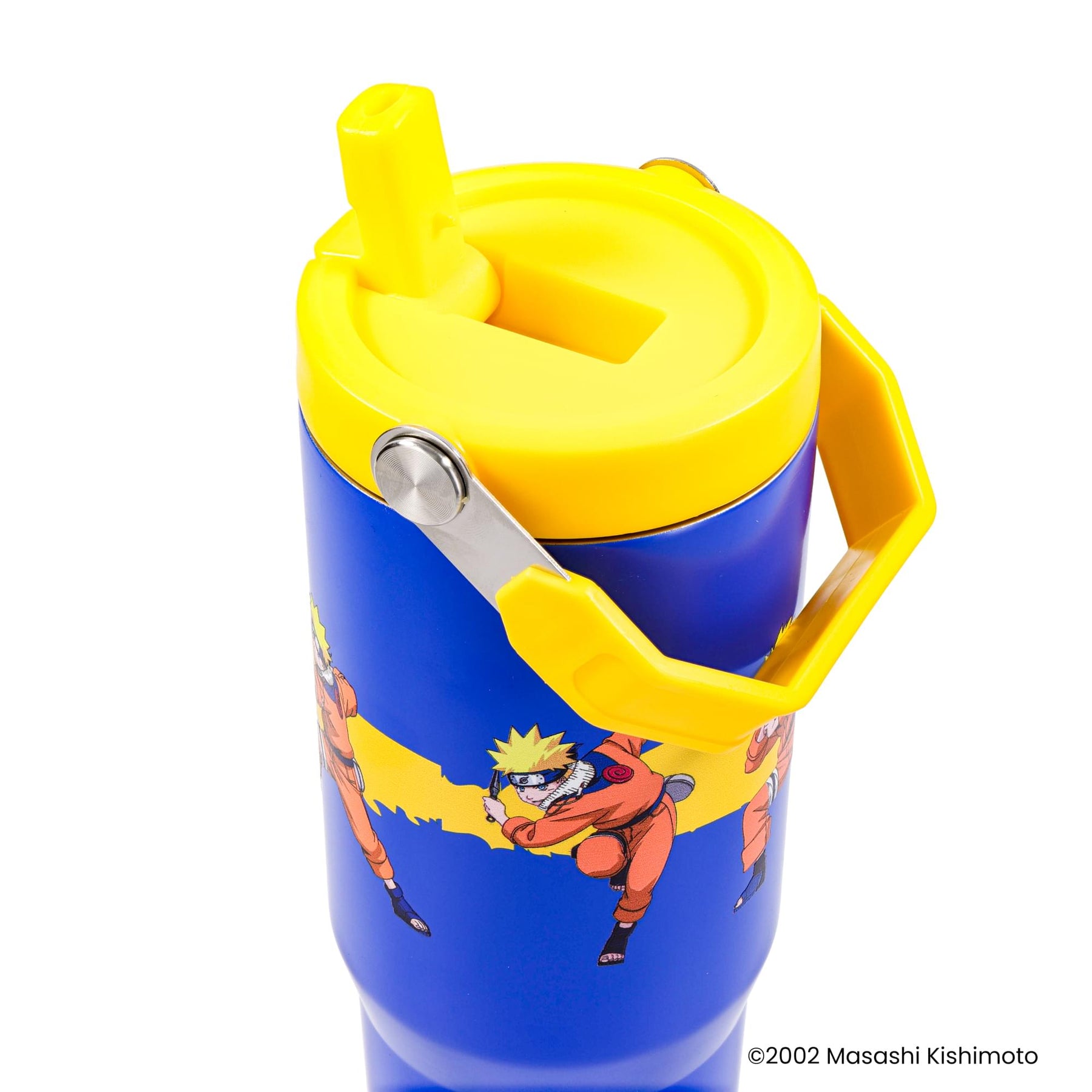 Naruto Poses 30-Ounce Flip Straw Stainless Steel Tumbler