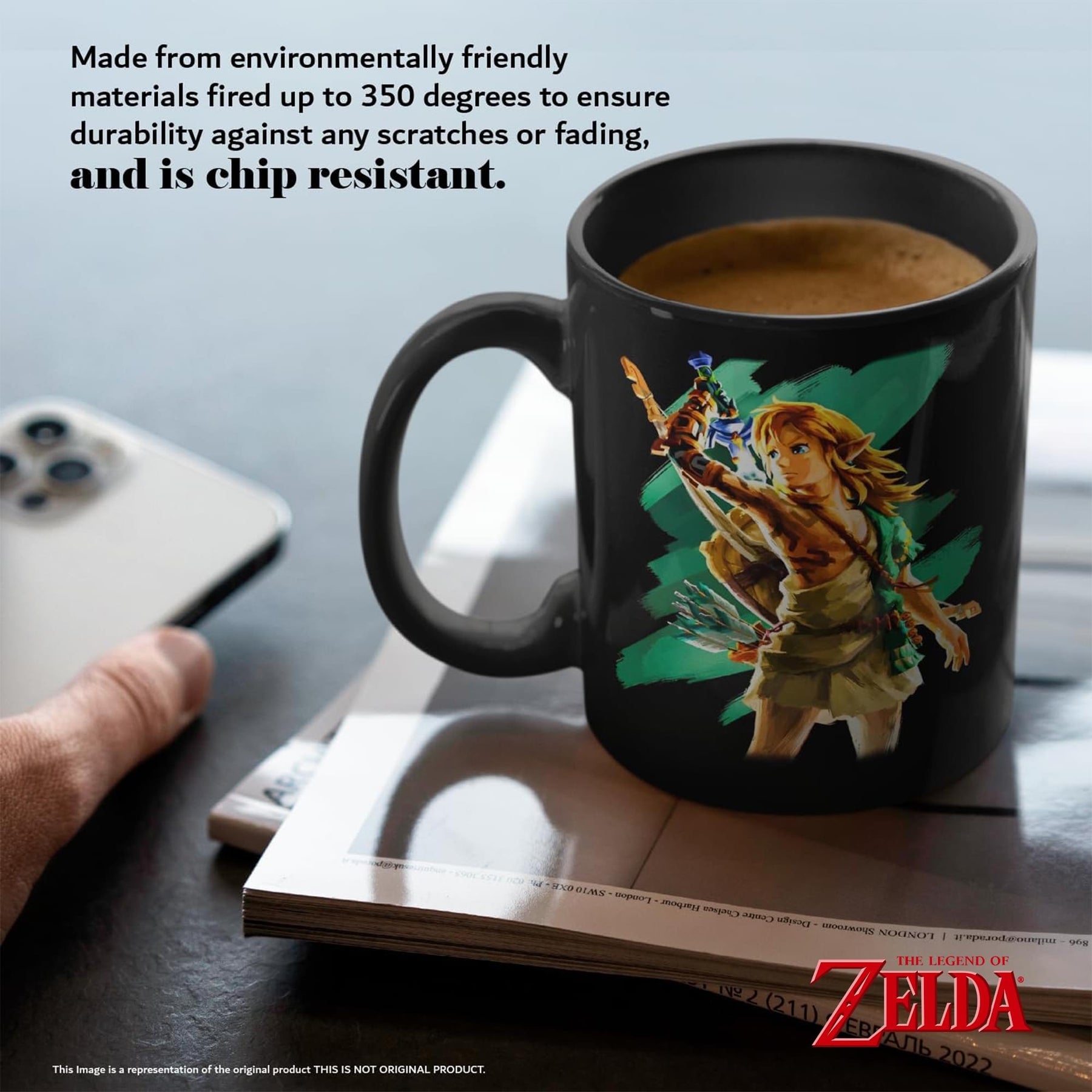 The Legend Of Zelda Gift Set | ToK Mug, Coaster, Button