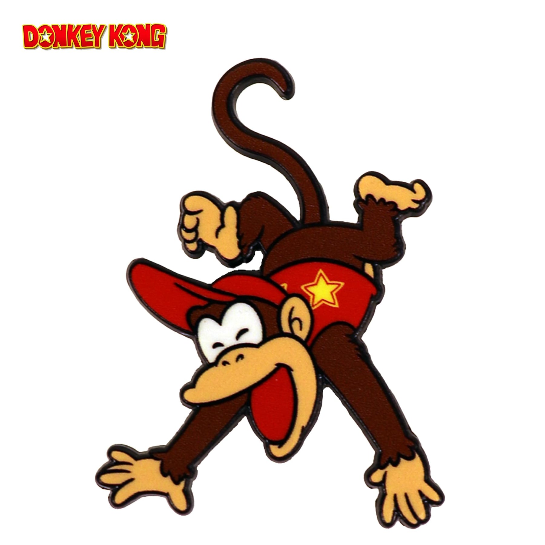 Donkey Kong 2-Inch Collectible Enamel Pin | Diddy Kong