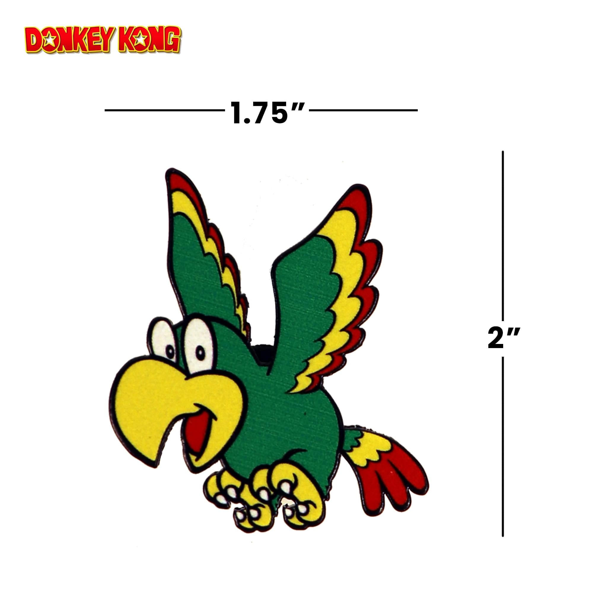 Donkey Kong 2-Inch Collectible Enamel Pin | Squawks