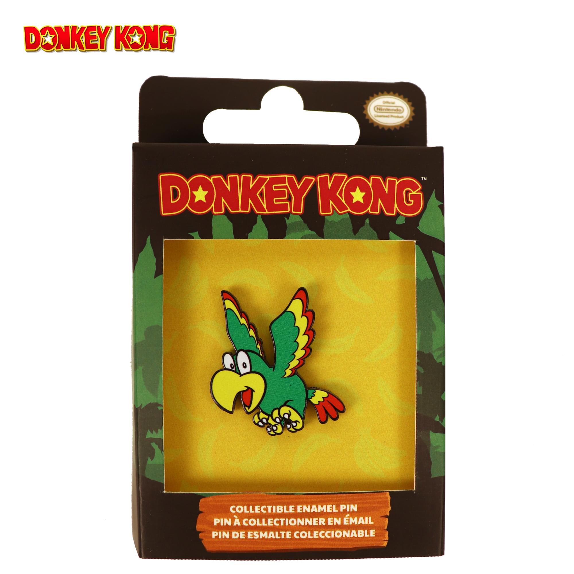 Donkey Kong 2-Inch Collectible Enamel Pin | Squawks