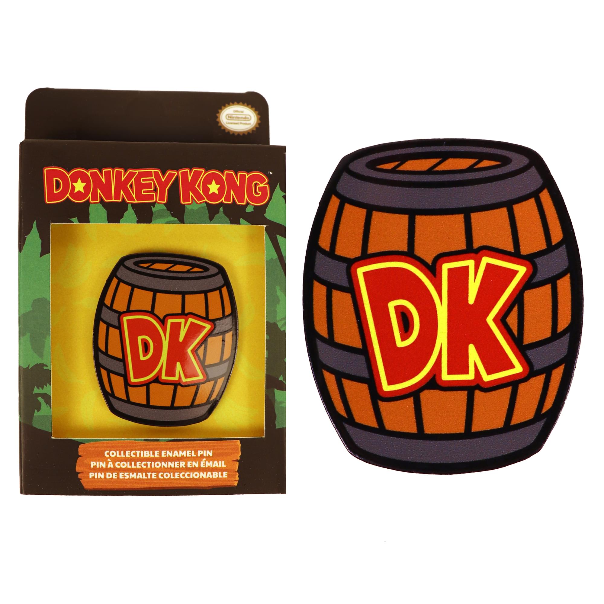 Donkey Kong 2-Inch Collectible Enamel Pin | Barrel
