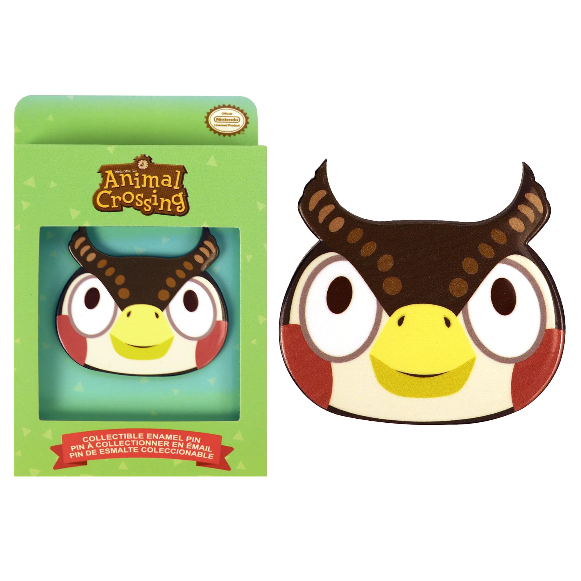 Animal Crossing 2-Inch Collectible Enamel Pin | Blathers