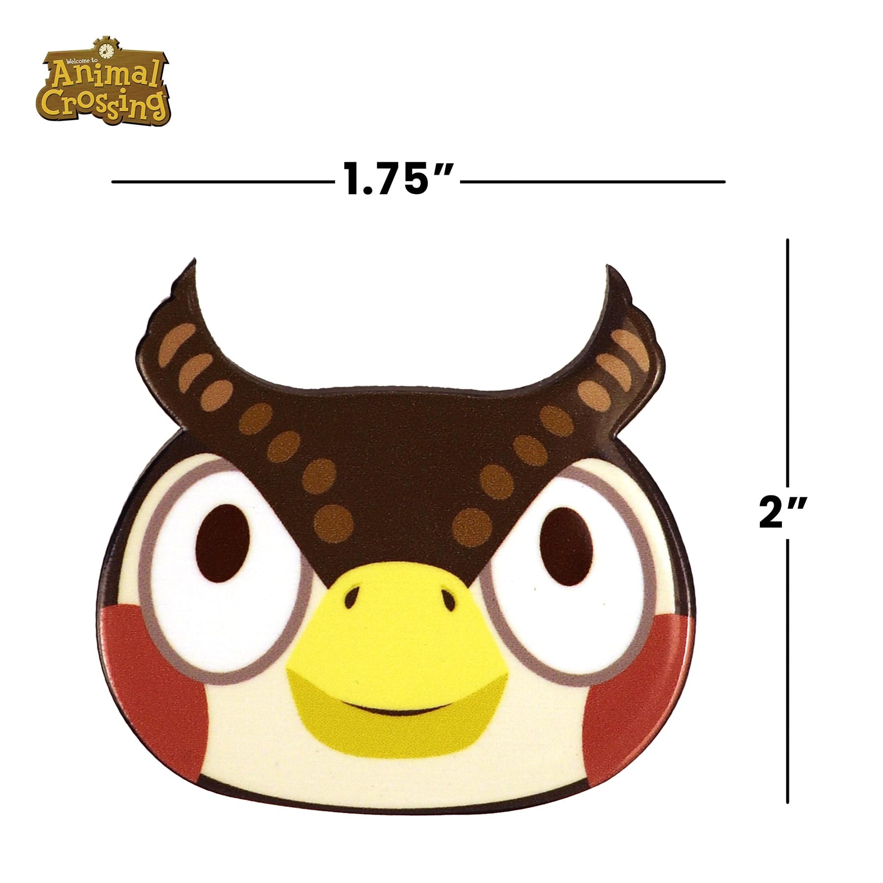 Animal Crossing 2-Inch Collectible Enamel Pin | Blathers
