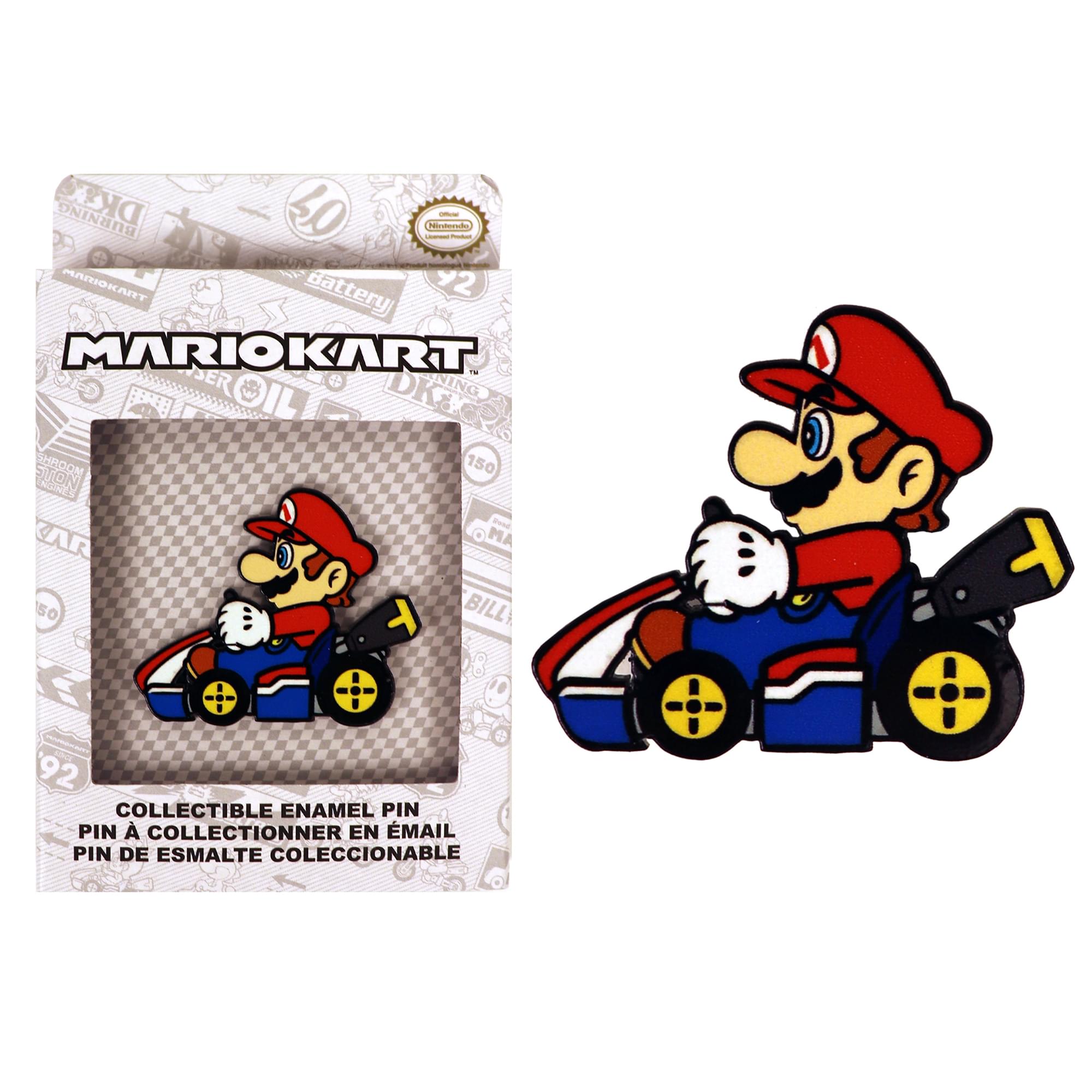 Mario Kart 2-Inch Collectible Enamel Pin | Mario