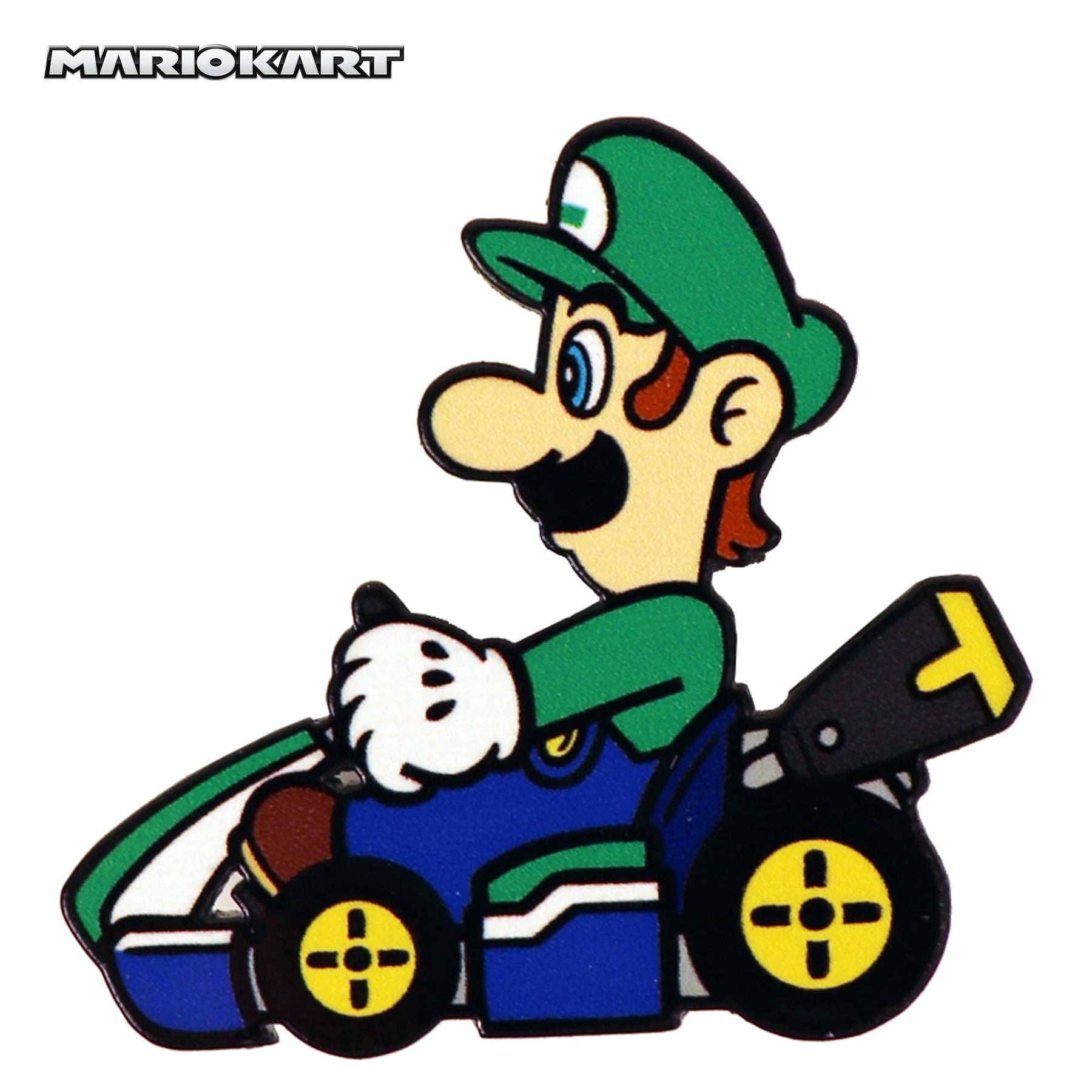 Mario Kart 2-Inch Collectible Enamel Pin | Luigi