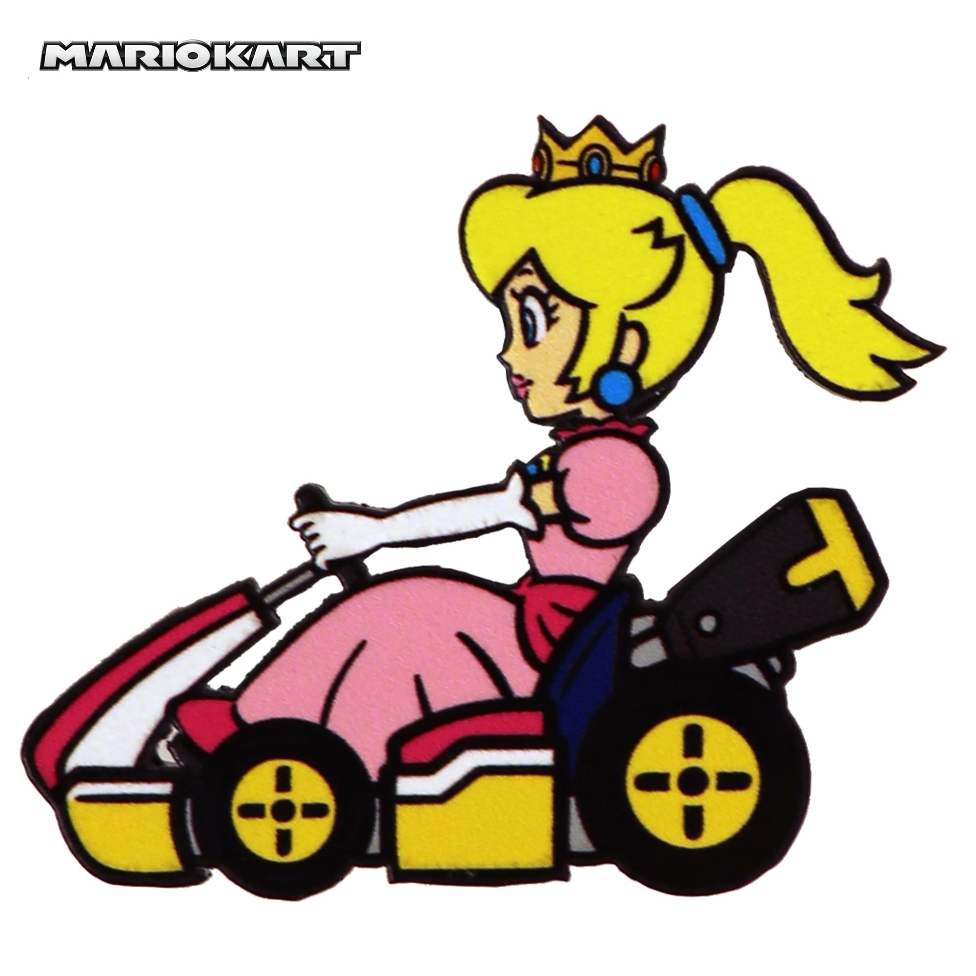 Mario Kart 2-Inch Collectible Enamel Pin | Princess Peach
