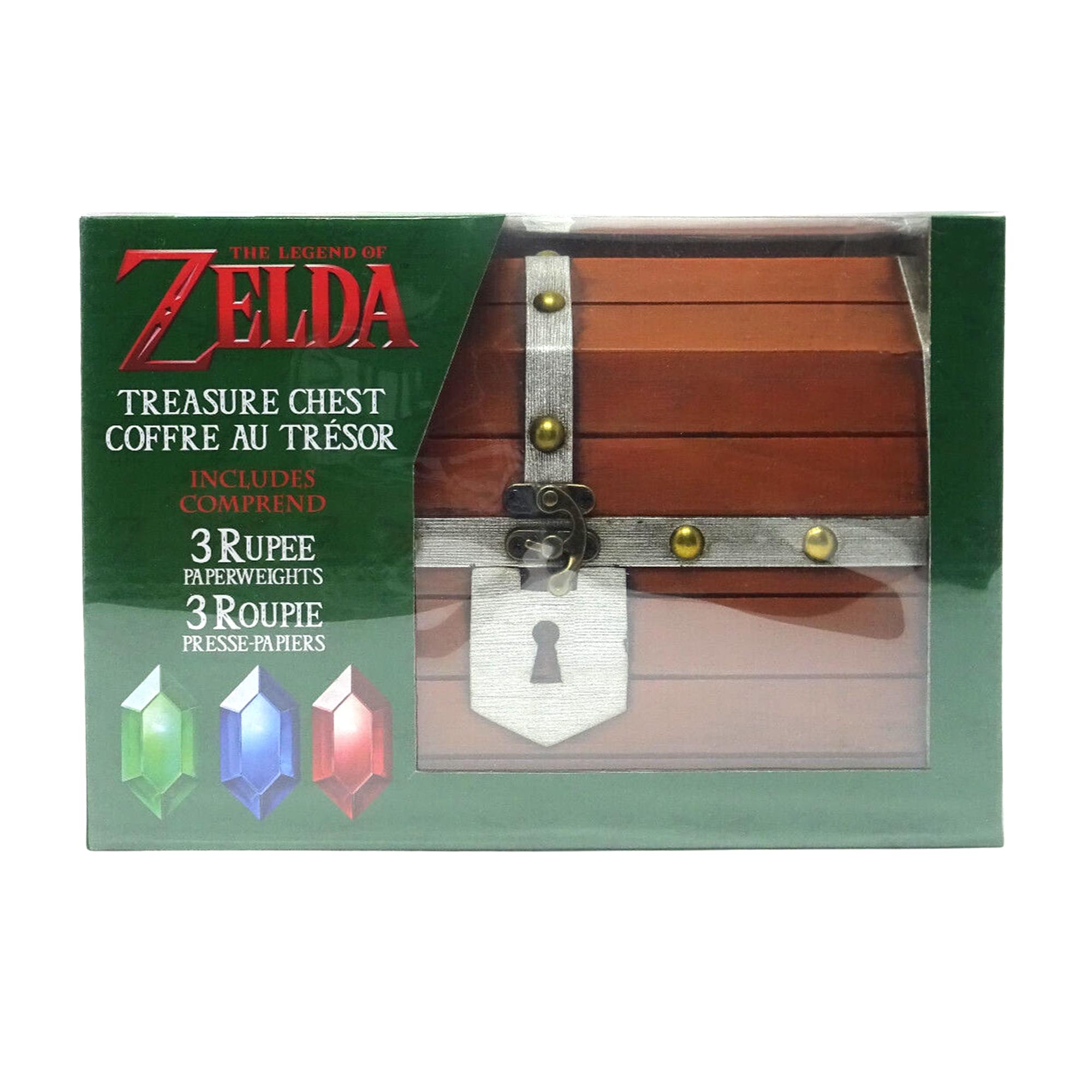 The Legend of Zelda 3-Piece Rupee Treasure Chest Replica
