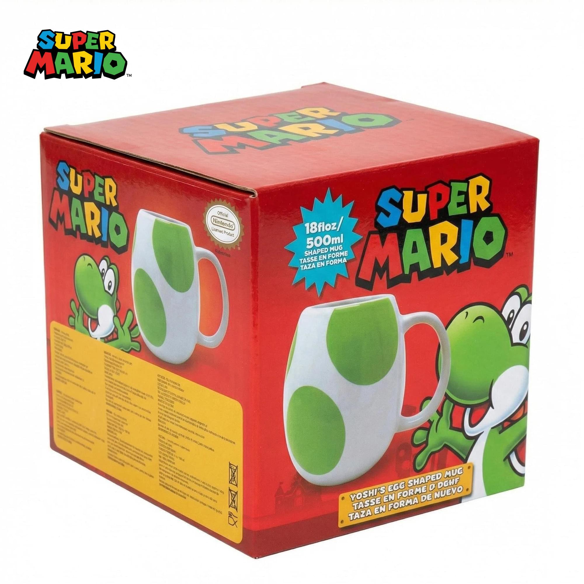 Mario Bros. Yoshi Egg Ceramic Mug | Holds 16 Ounces