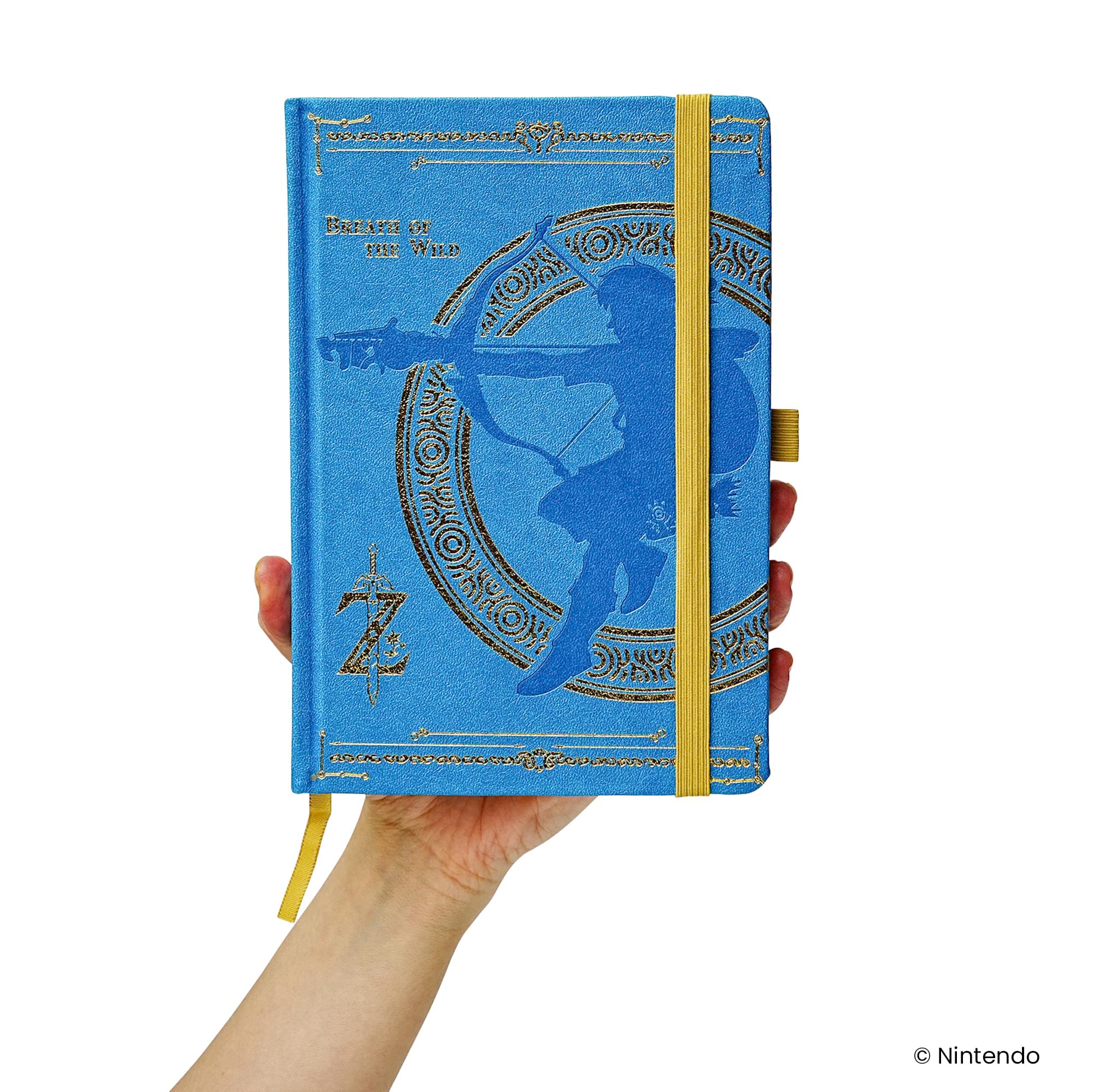 The Legend Of Zelda: Breath Of The Wild Blue 240 Page Hardback Journal