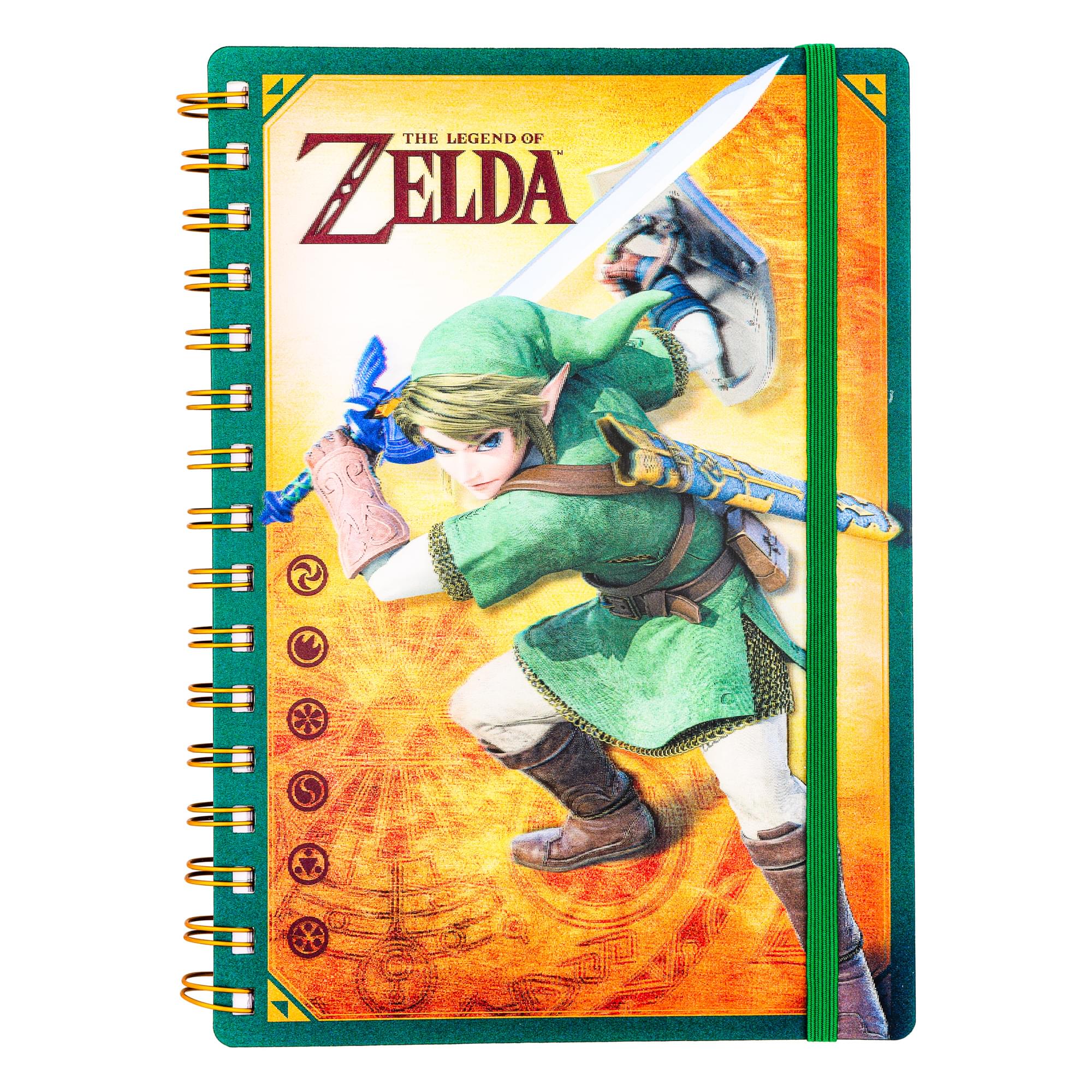 The Legend Of Zelda Link Spiral-Bound Journal