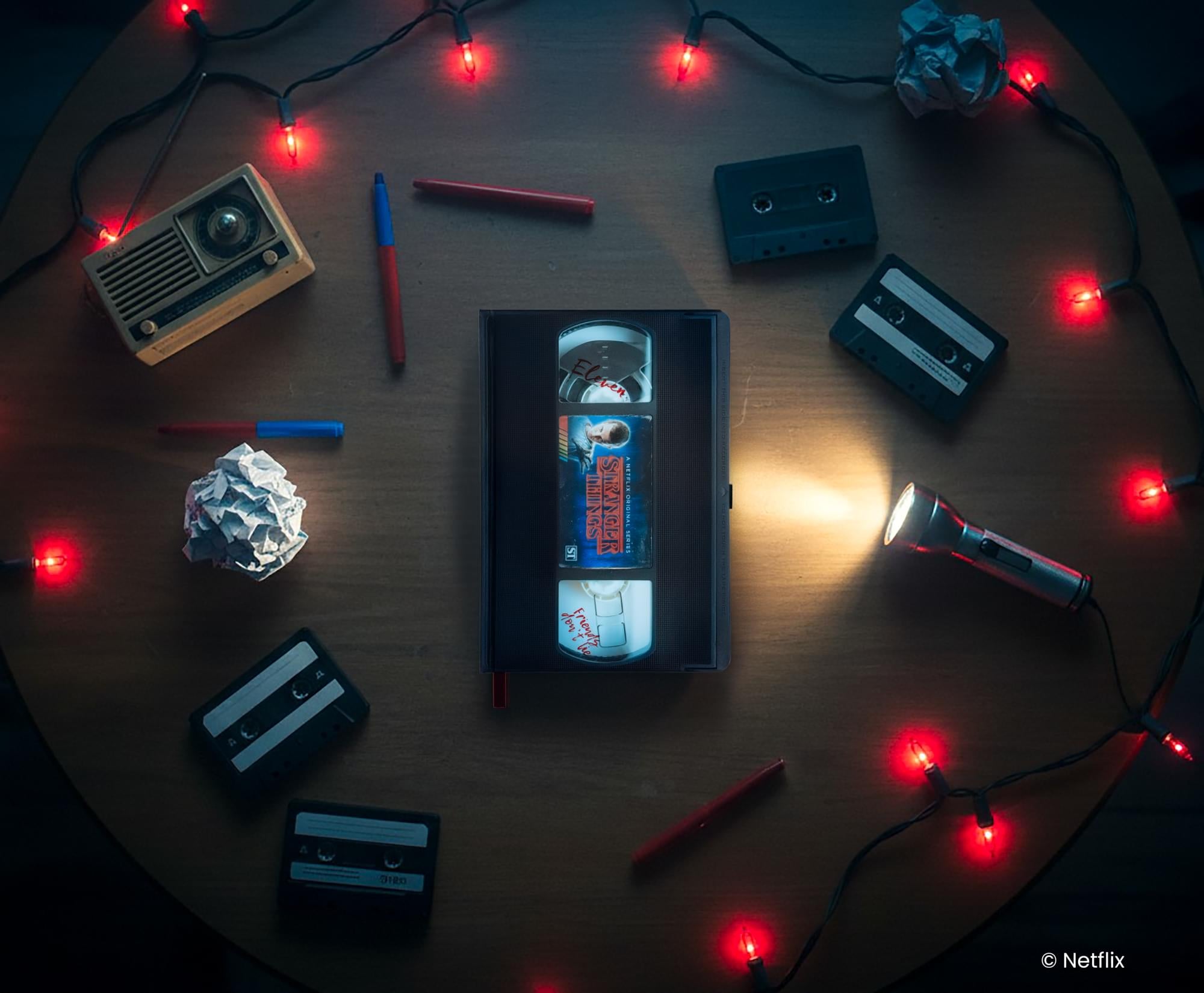 Stranger Things VHS Season One Hardback Journal