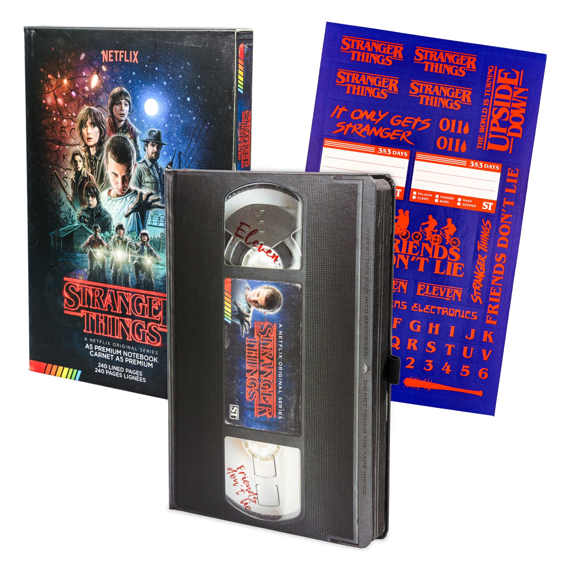 Stranger Things VHS Season One Hardback Journal