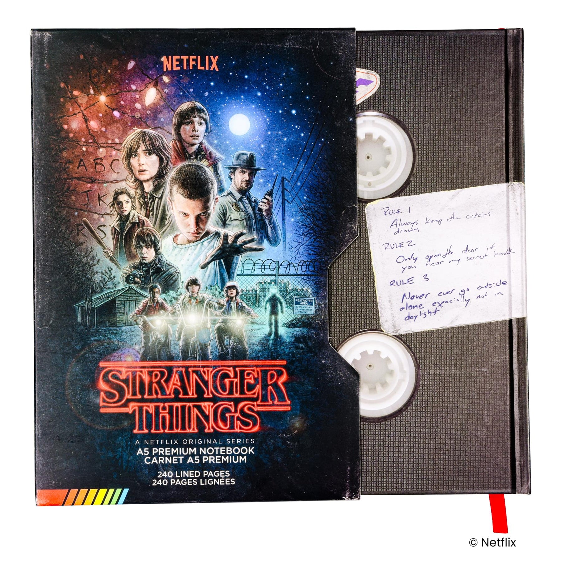 Stranger Things VHS Season One Hardback Journal