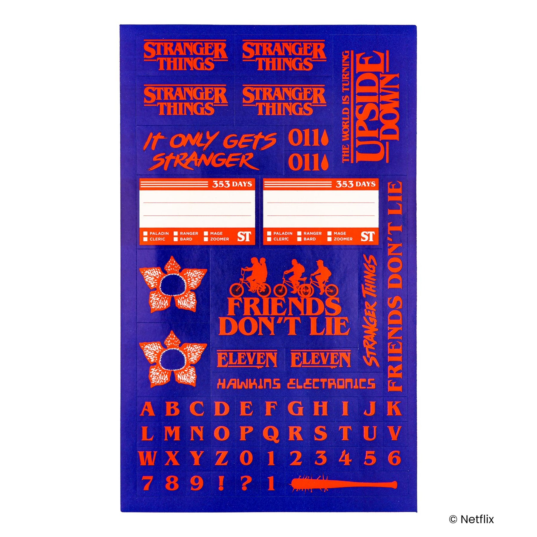 Stranger Things VHS Season One Hardback Journal