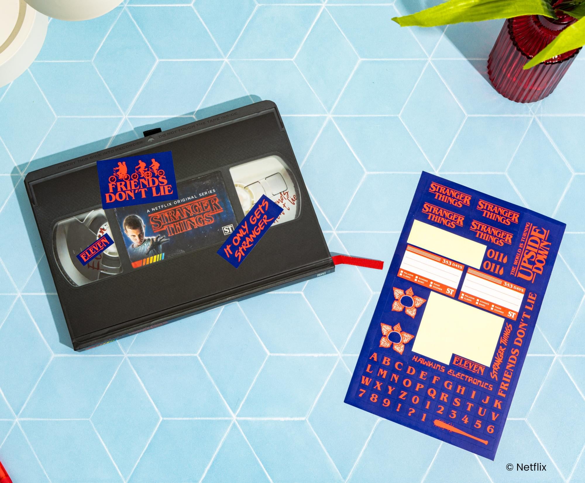 Stranger Things VHS Season One Hardback Journal