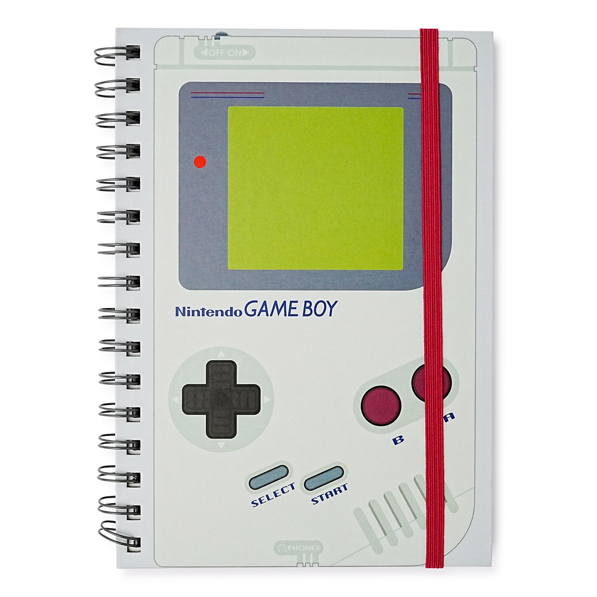Gameboy Spiral Notebook W/ Elastic Closure | Free Shipping