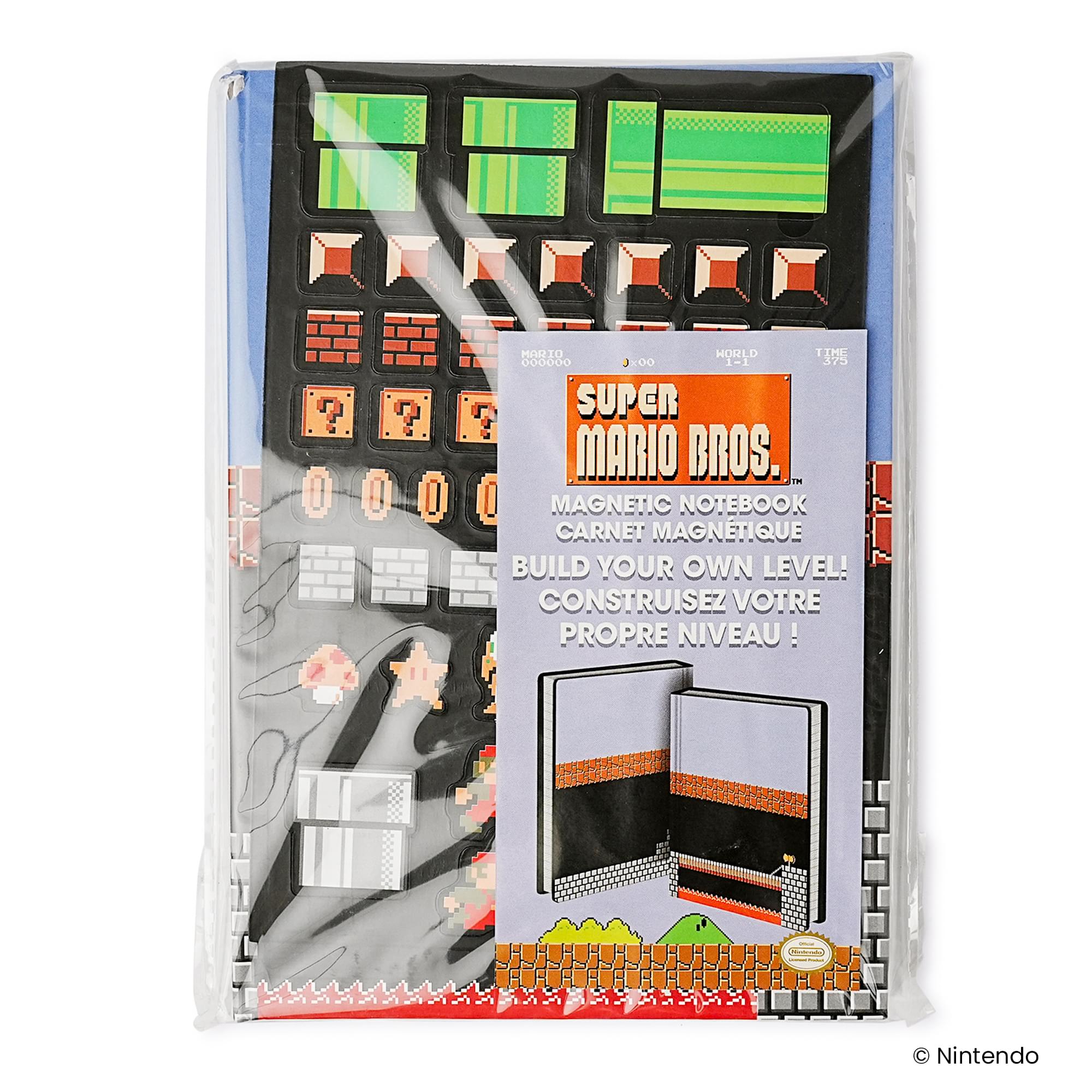 Super Mario Bros. Level Builder Magnetic Journal