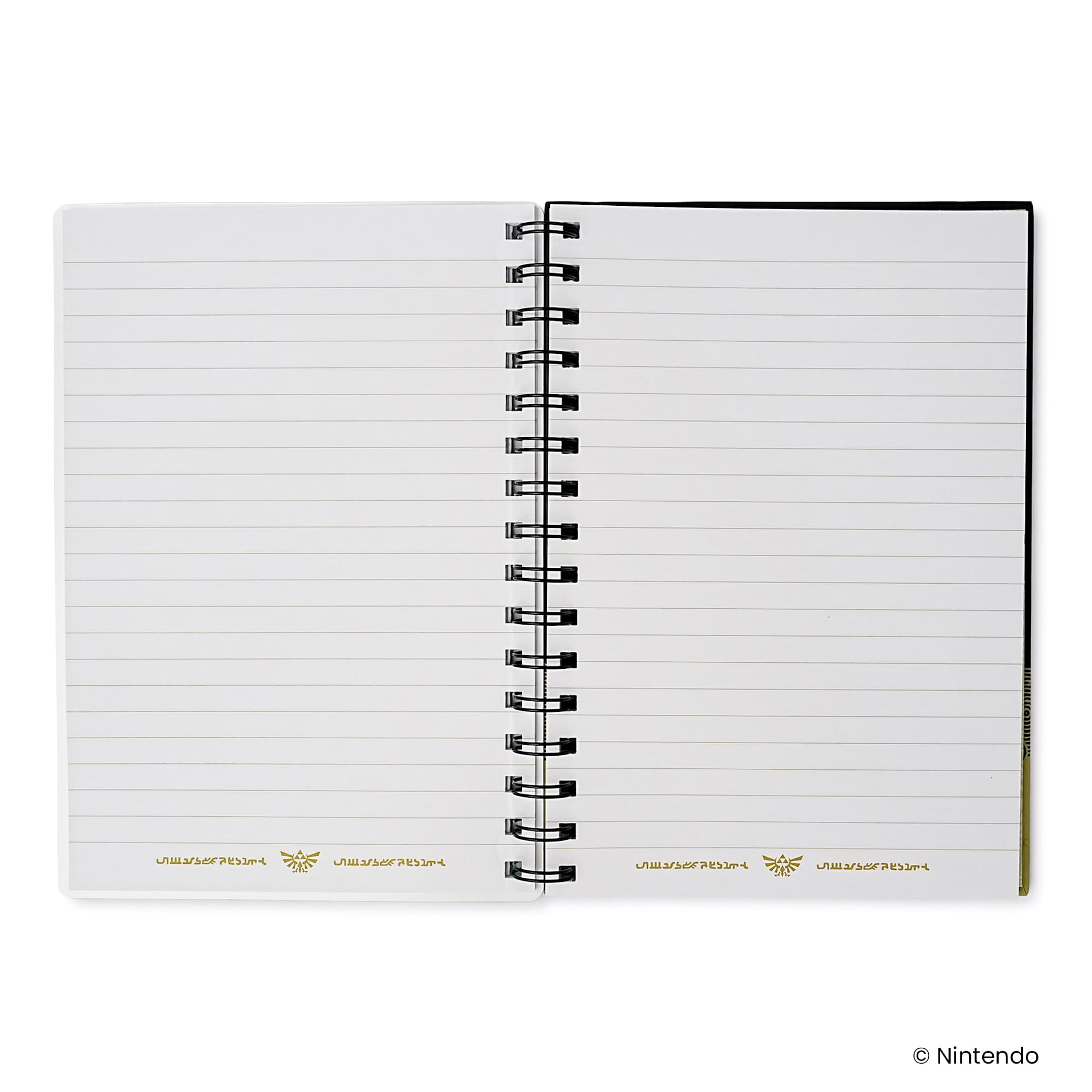 The Legend Of Zelda TOTK Hyrule Skies Spiral Notebook With Elastic Closure
