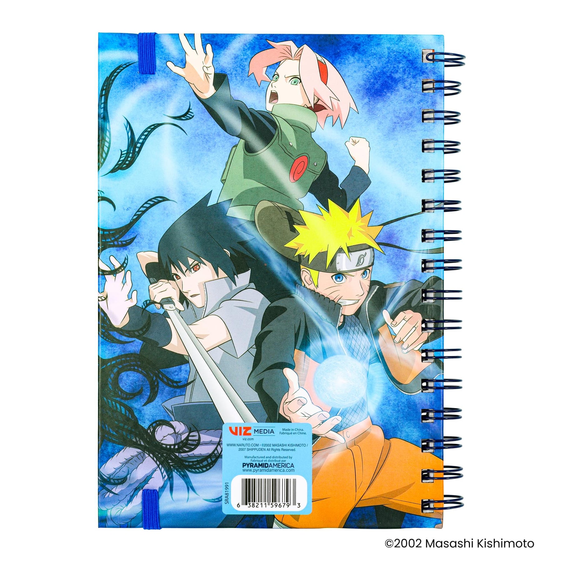 Naruto Shippuden Trio Spiral-Bound Journal