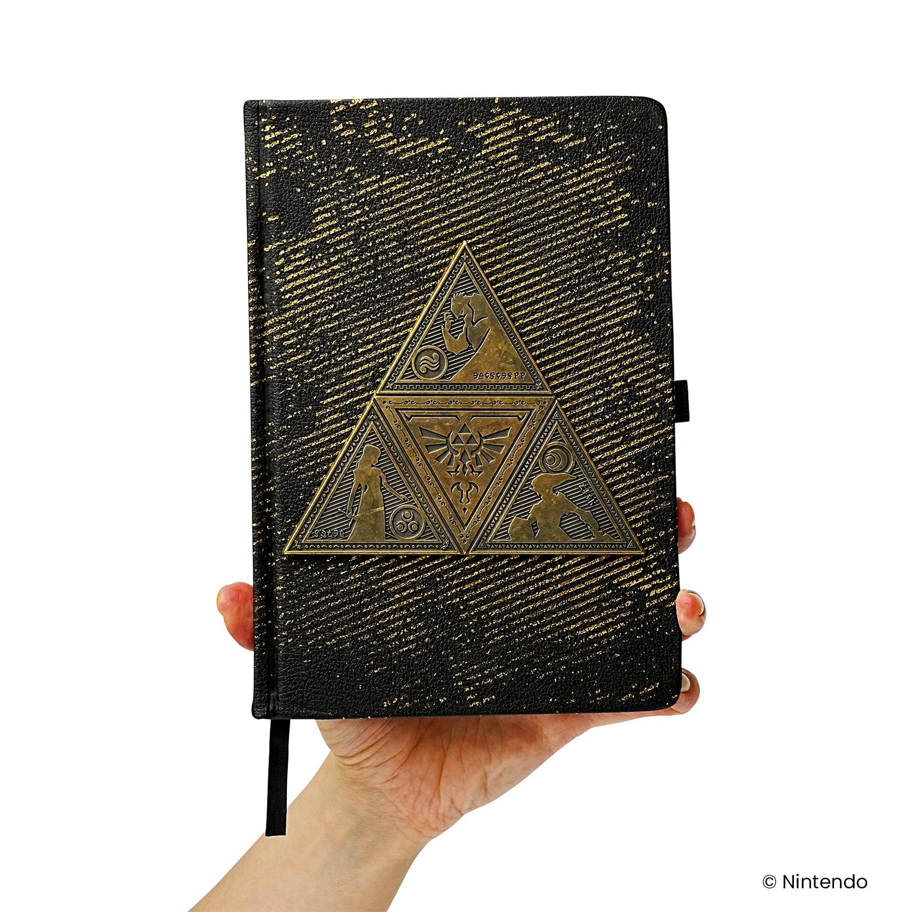 The Legend Of Zelda Metal TriForce Premium Hardback Journal