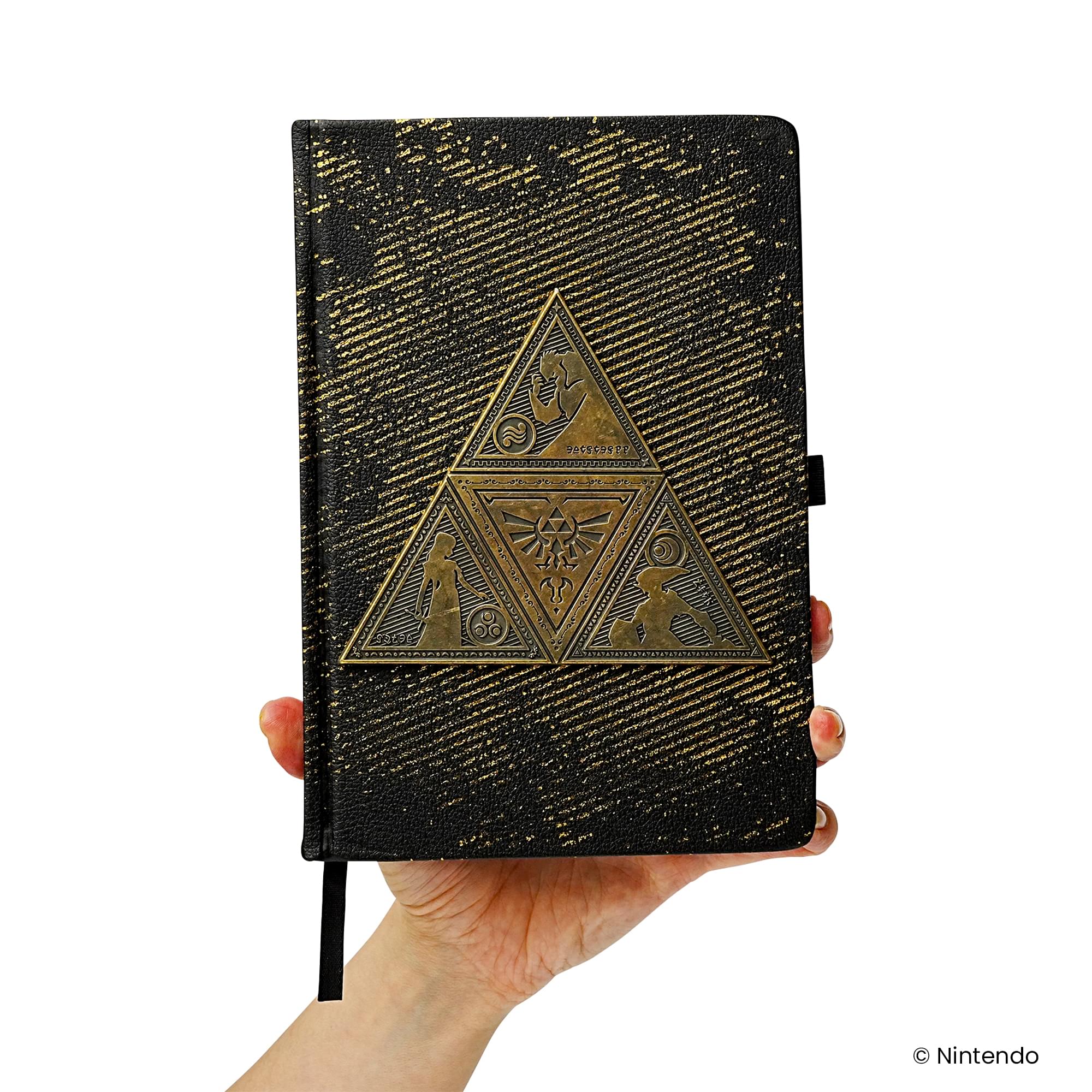 The Legend Of Zelda Metal TriForce Premium Hardback Journal