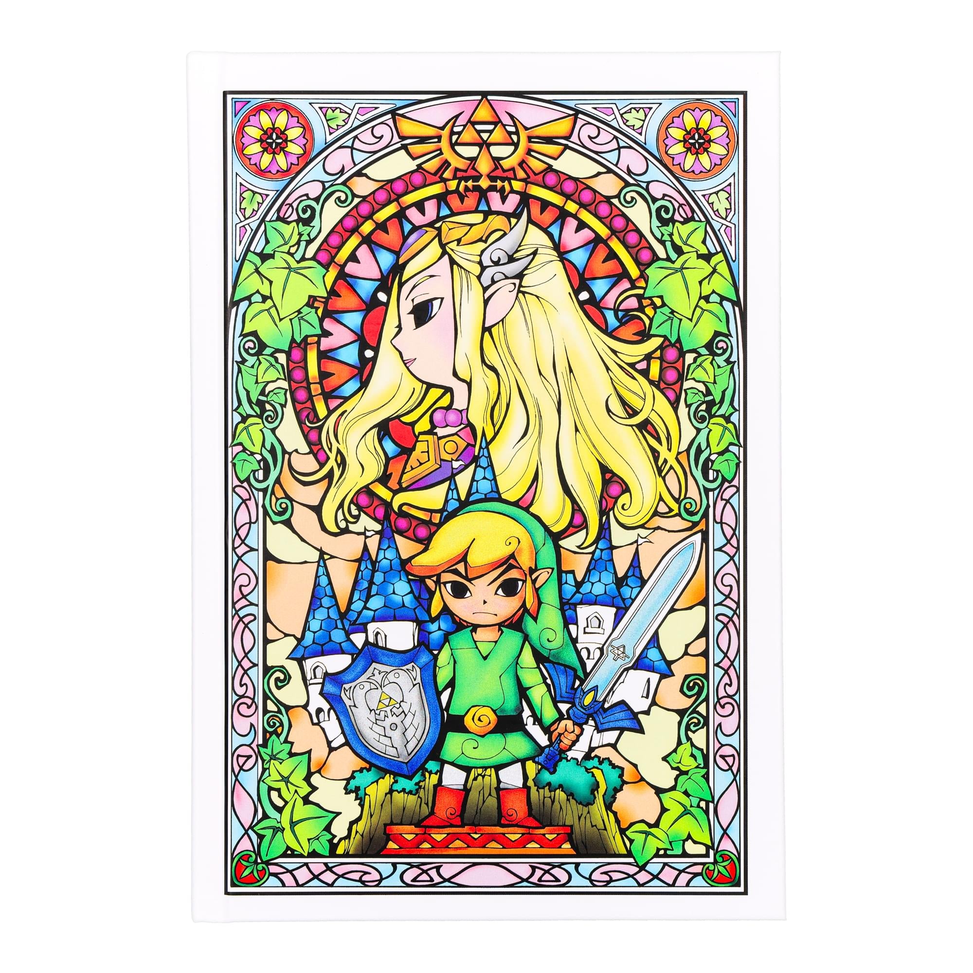 The Legend Of Zelda Stained Glass Hardback Journal