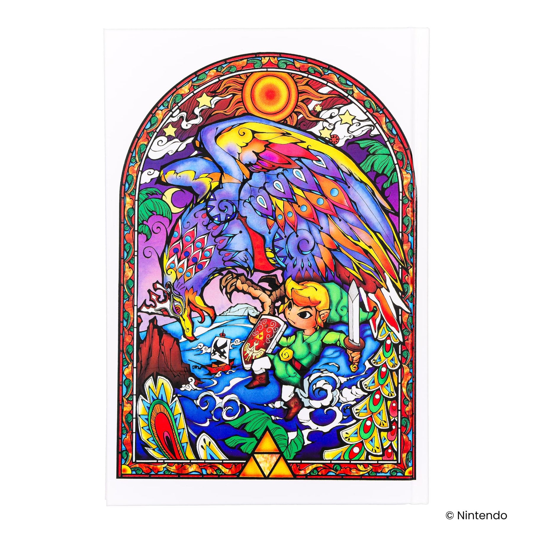 The Legend Of Zelda Stained Glass Hardback Journal